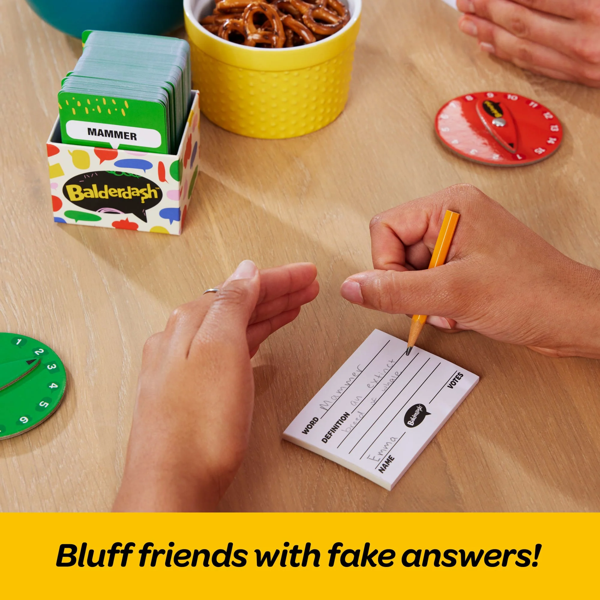 Balderdash Bluffing Party Game For Teens & Adults And Game Night Fun With Slang Cards For 2-6 Players - Image 2
