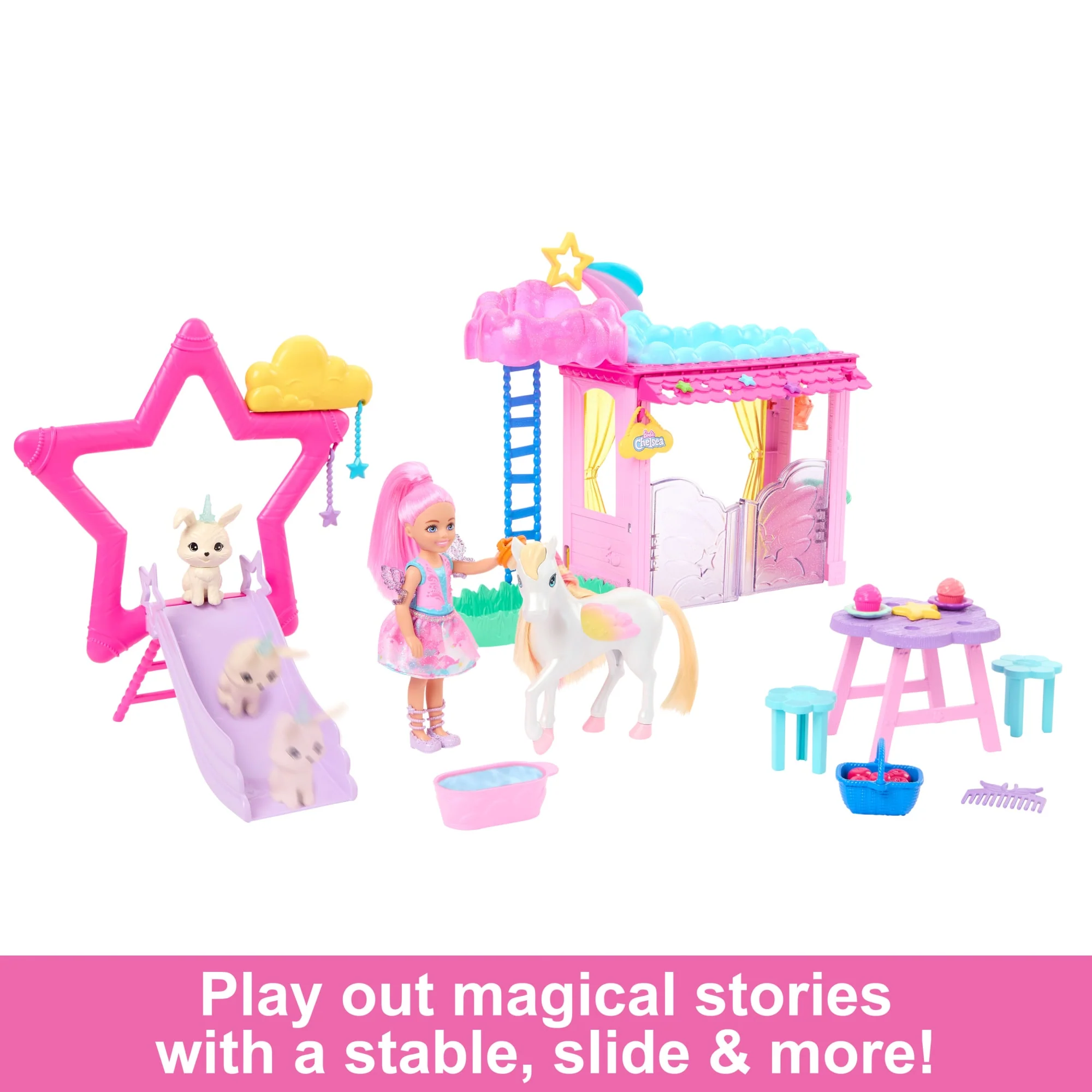 Barbie A Touch Of Magic Chelsea Doll Playset With Baby Pegasus, Winged Horse Toys - Image 3