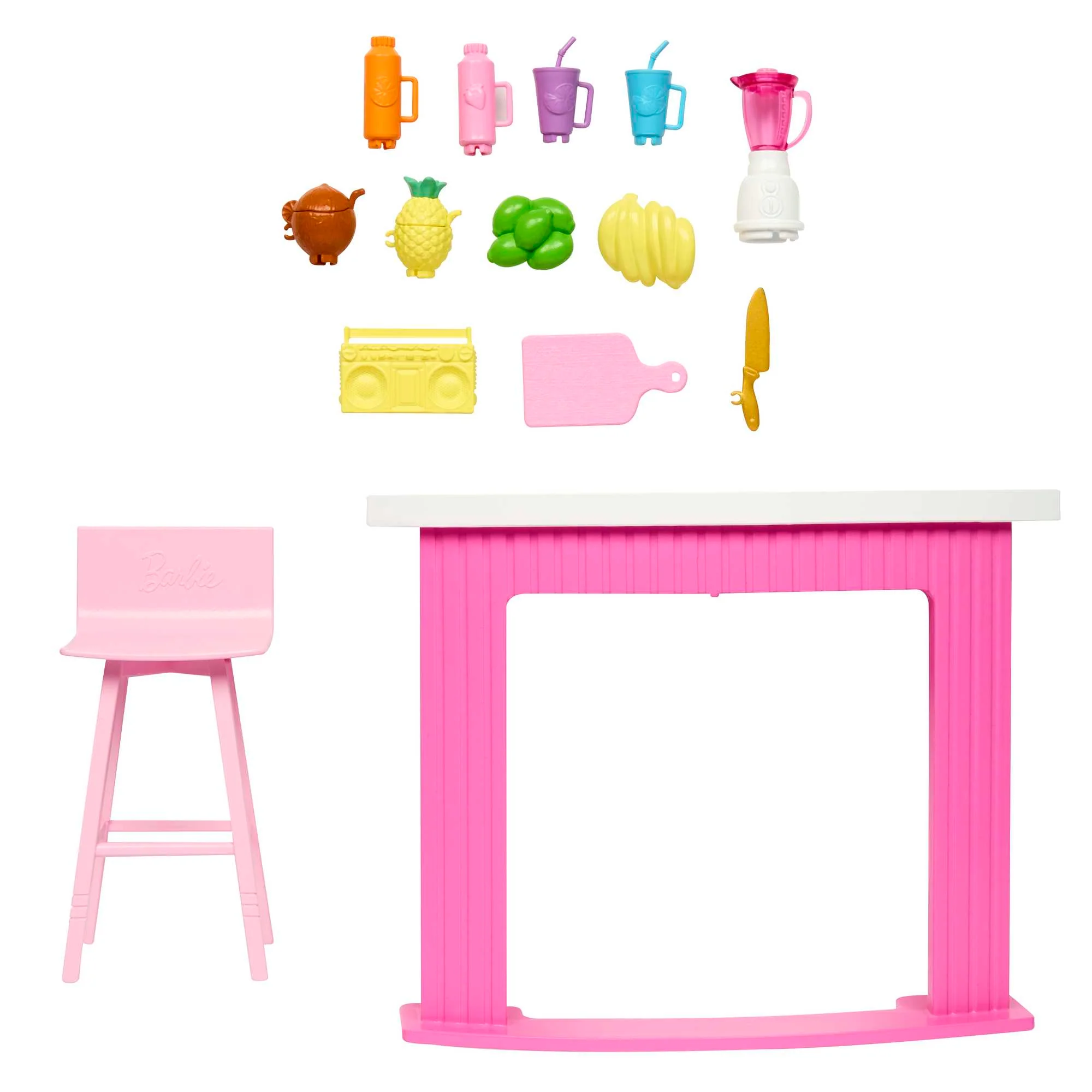 Barbie Accessories, Doll House Furniture, Smoothie Bar Story Starter - Image 2