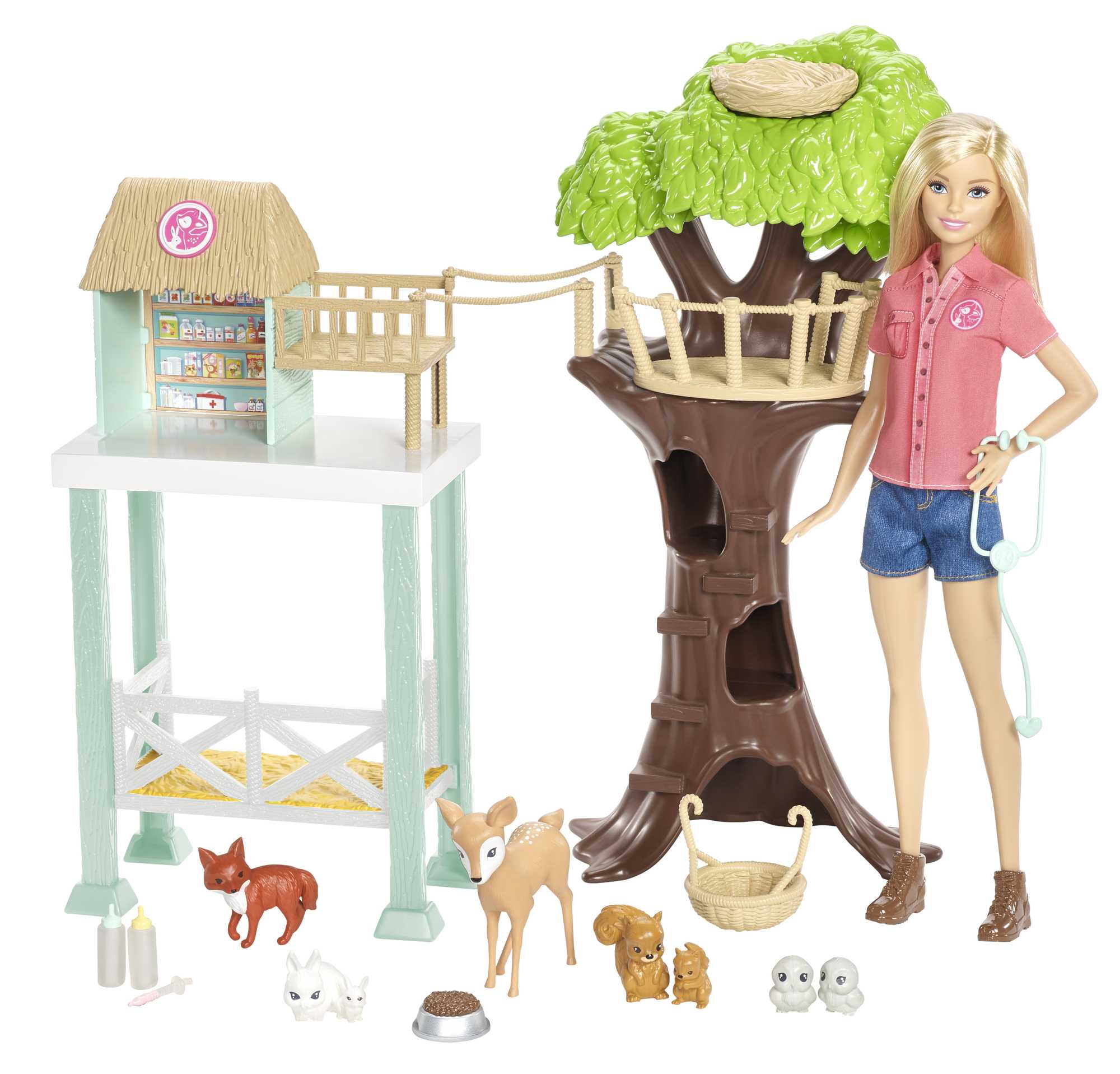 Barbie Animal Rescuer Doll & Playset