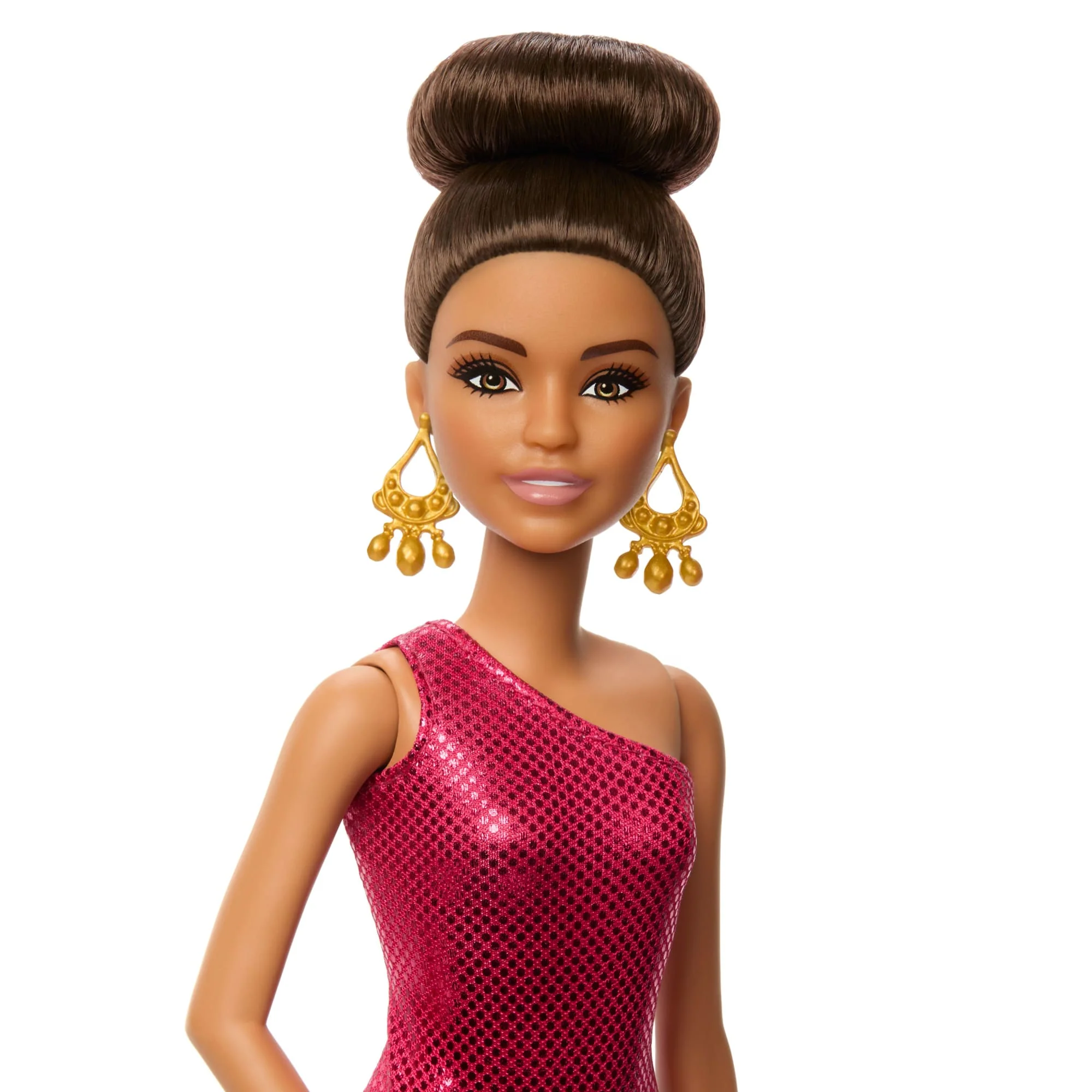 Barbie Ballroom Dancer Fashion Doll With Brown Styled Hair, Dancing Trophy Accessory - Image 2