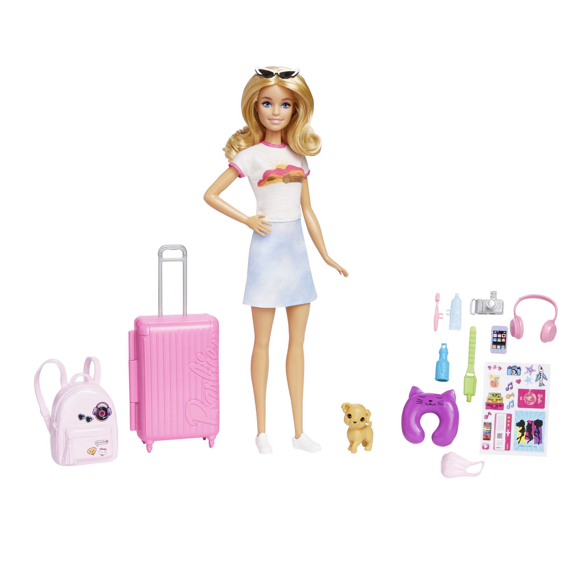 Barbie®-Barbie® en Voyage-Coffret Avec Chiot et Accessoires