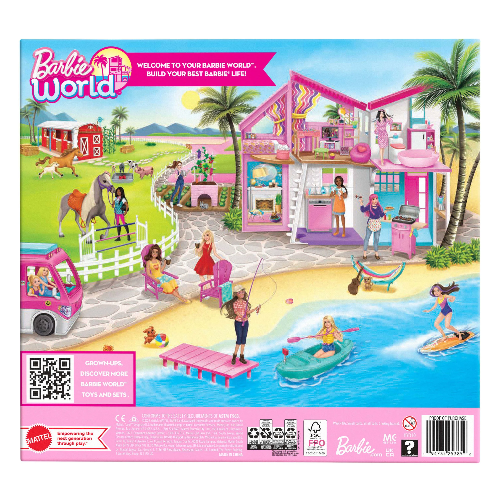 Barbie® Barbie World™ Coffret de Jeu Avec Accessoires Soirée de Jeux - Image 6