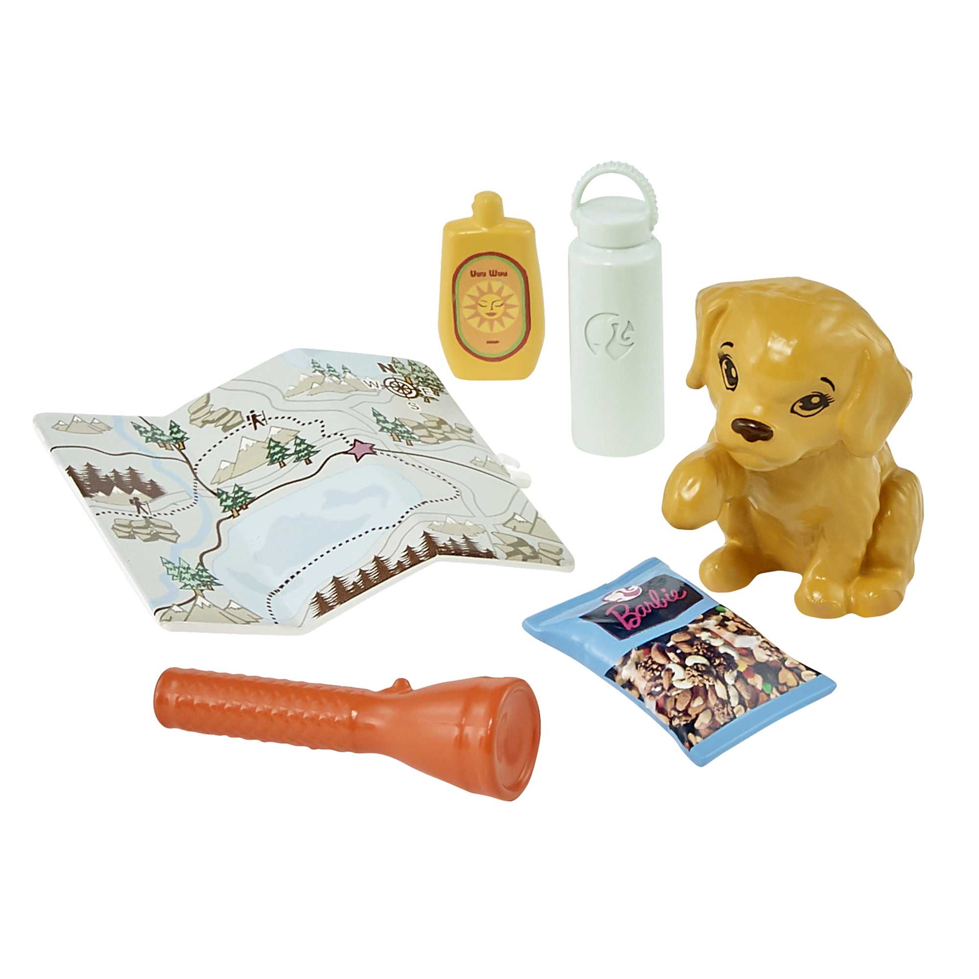 Barbie-Bien-Être-Barbie Part en Randonnée-Coffret Avec Chiot - Image 3