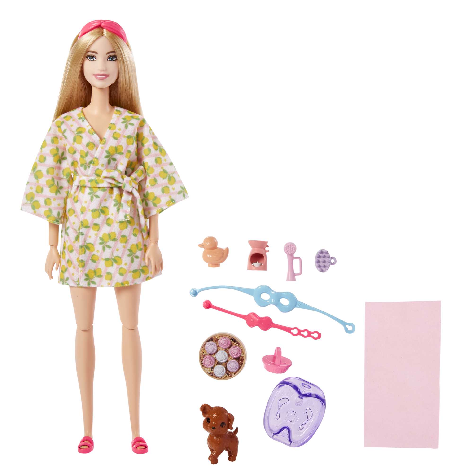 Barbie®-Bien-Être-Barbie® Va Au Spa-Coffret Poupée, Chiot, Accessoires - Image 2