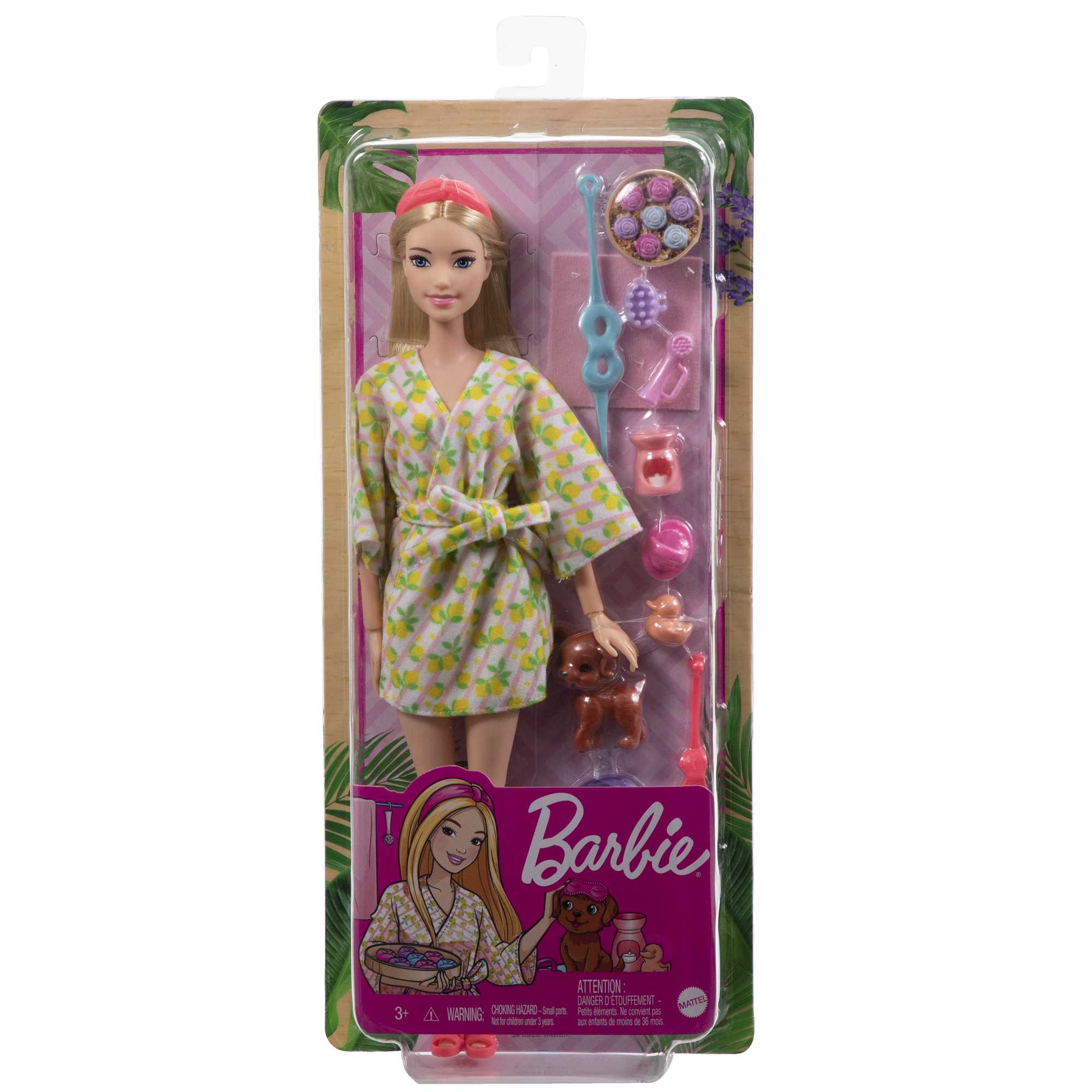 Barbie®-Bien-Être-Barbie® Va Au Spa-Coffret Poupée, Chiot, Accessoires - Image 6