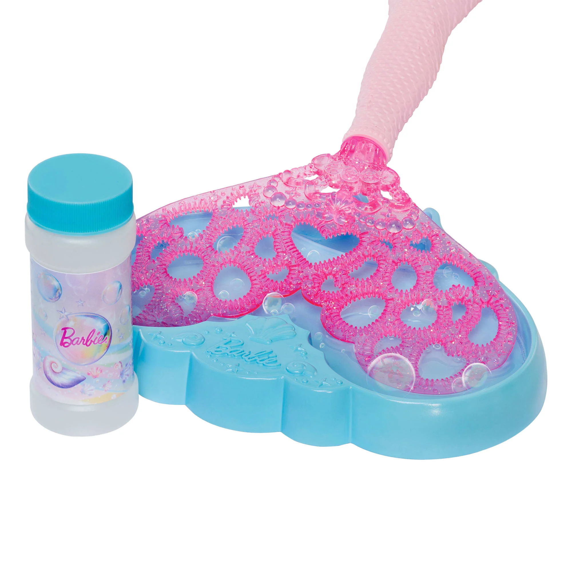 Barbie Bubble Sparkle Mermaid Doll With Bubble-Making Feature, includes Bubble Solution & Hairbrush - Image 3