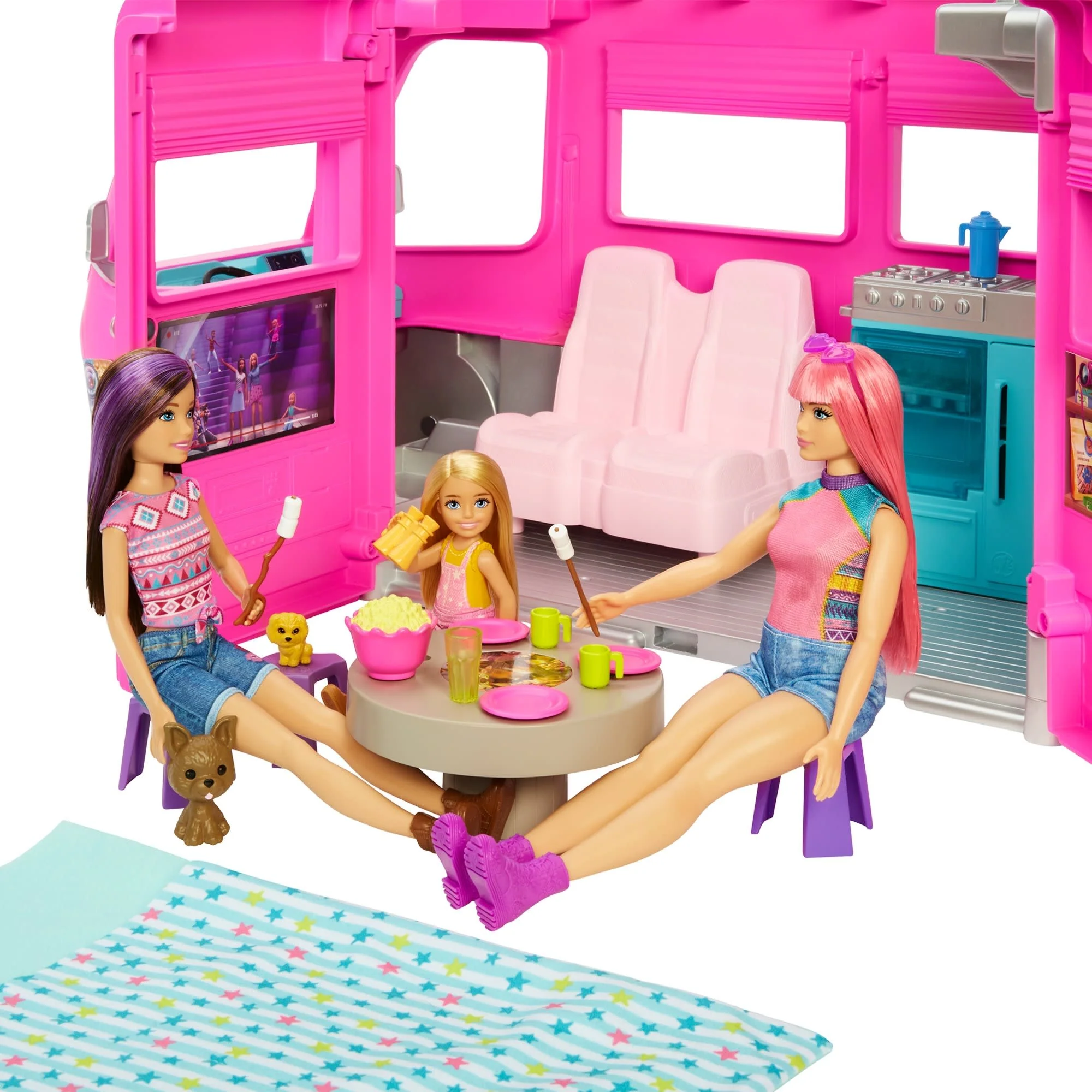 Barbie Camping-Car Transformable - Image 5