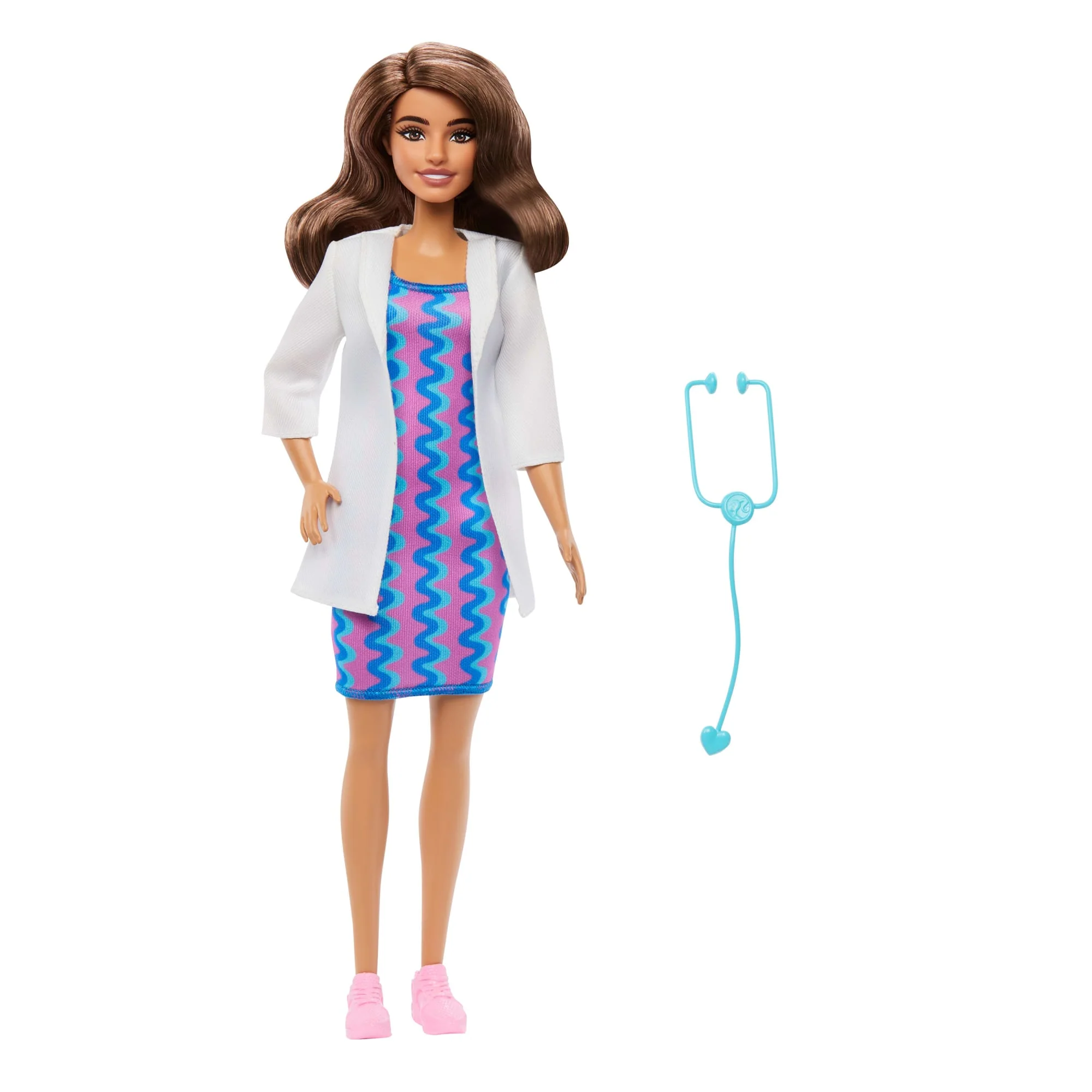 Barbie Careers Doctor Doll & Accessory, Fashion Doll Wearing Removable Look With Stethoscope - Image 5