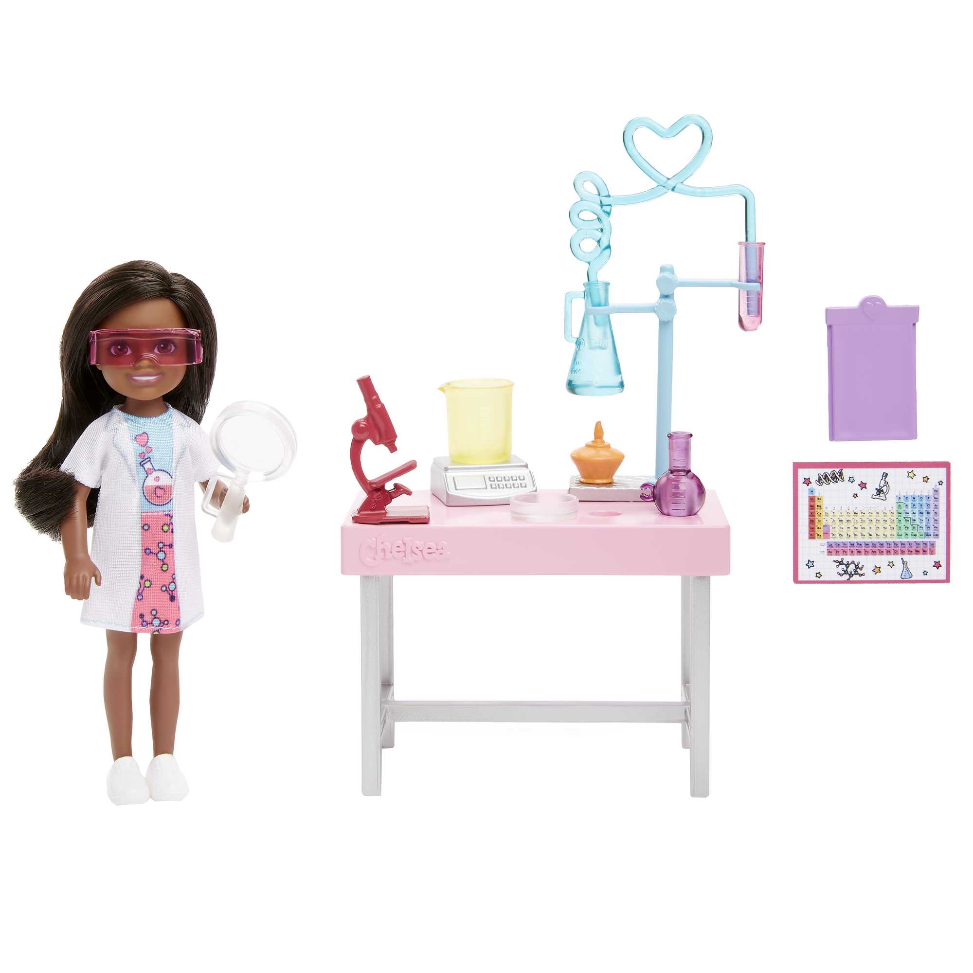Barbie Chelsea Doll And Accessories, Can Be Scientist Playset With Small Doll And Lab Accessories - Image 2