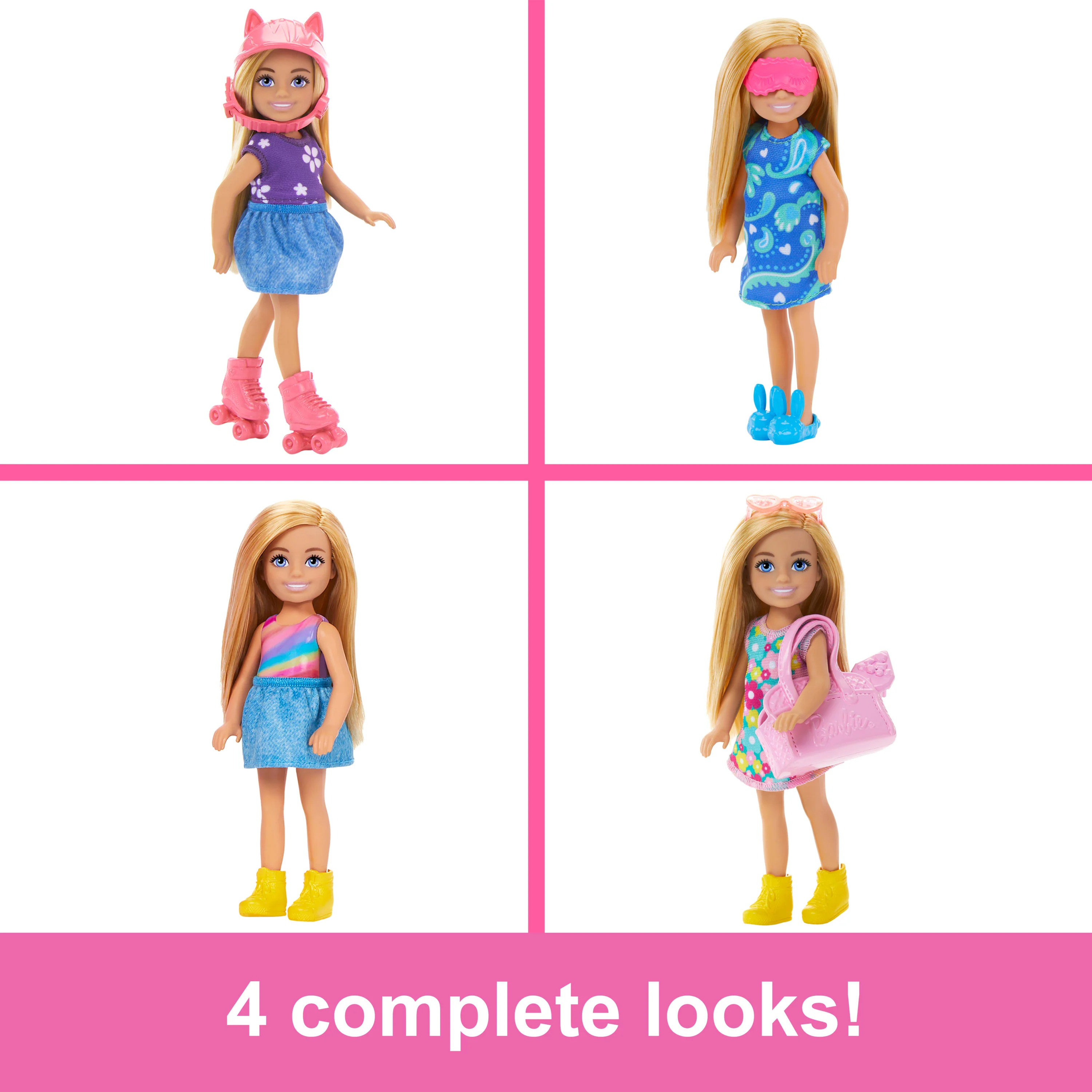 Barbie Chelsea Doll & Closet Toy Playset With Clothes & Accessories - Image 3