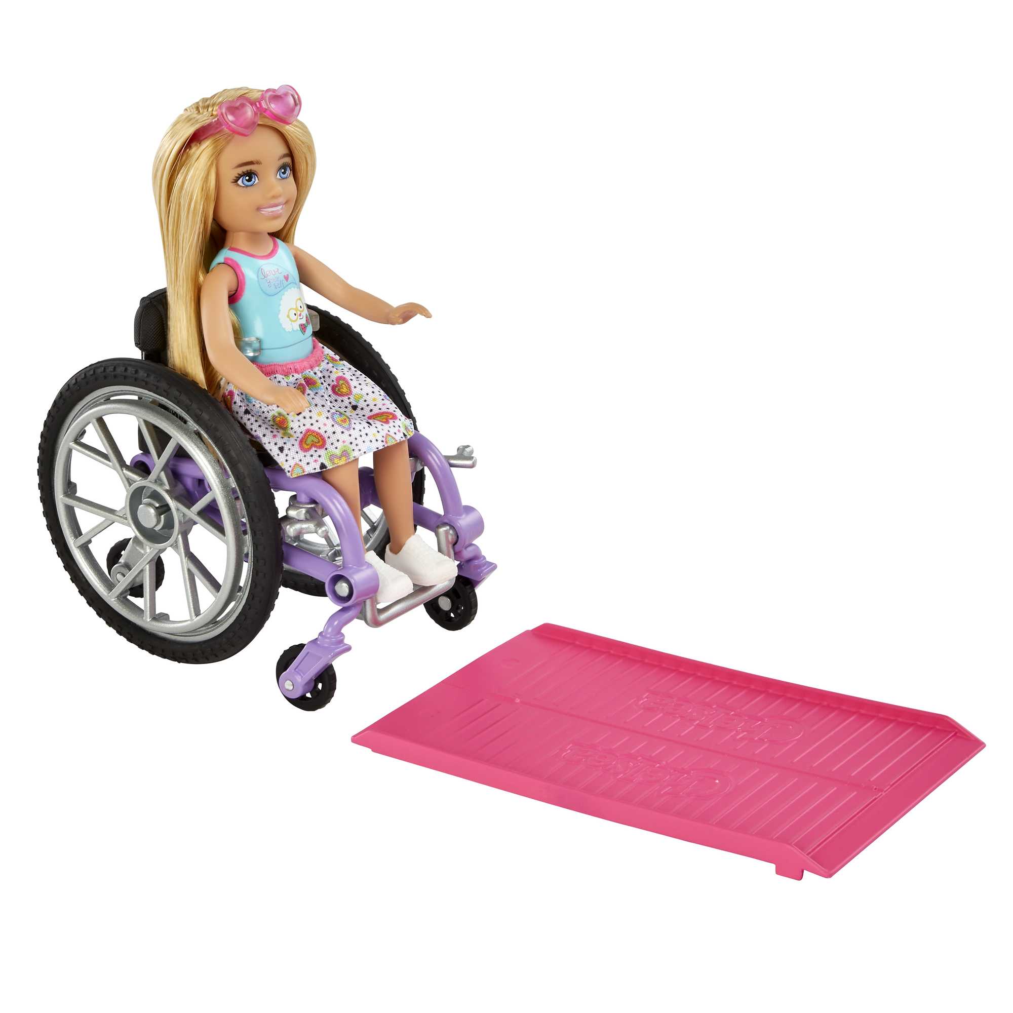 Barbie Chelsea Doll (Blonde) & Wheelchair, Toy For 3 Year Olds & Up - Image 4