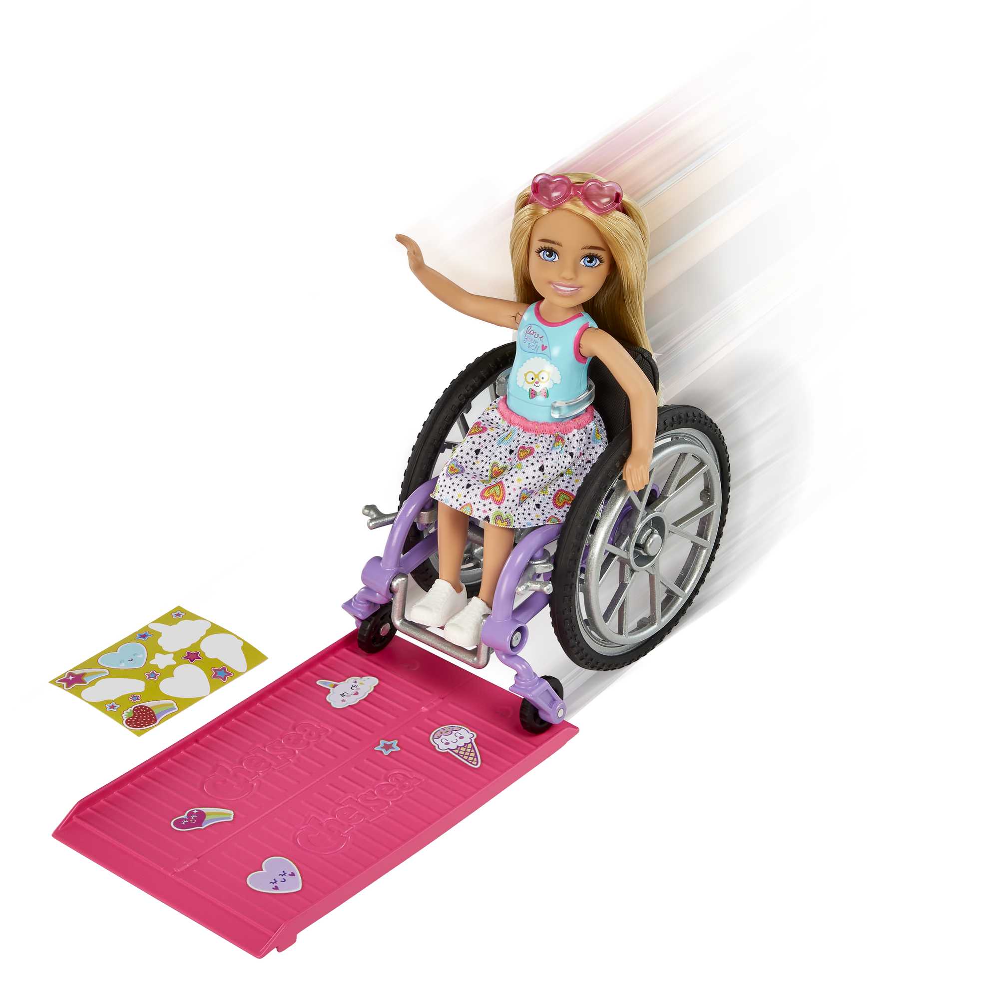Barbie Chelsea Doll (Blonde) & Wheelchair, Toy For 3 Year Olds & Up - Image 5