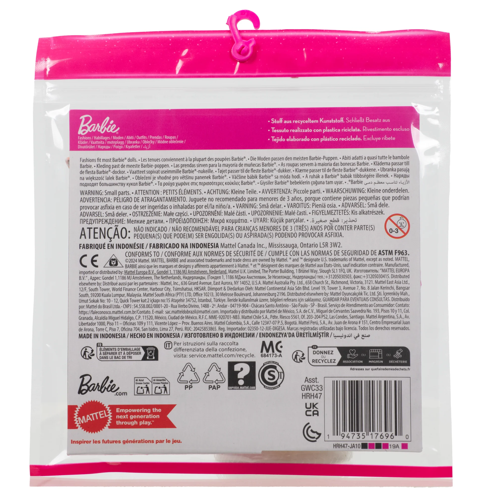 Barbie Clothes, Fashion & Accessory Pack With Cherry-inspired Outfits For Barbie & Ken Dolls - Image 3