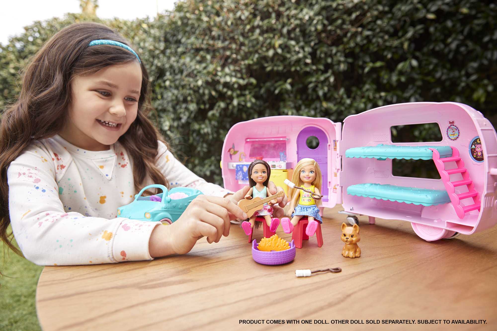Barbie Toys, Camper Playset With Chelsea Doll, Toy Car And Accessories - Image 2