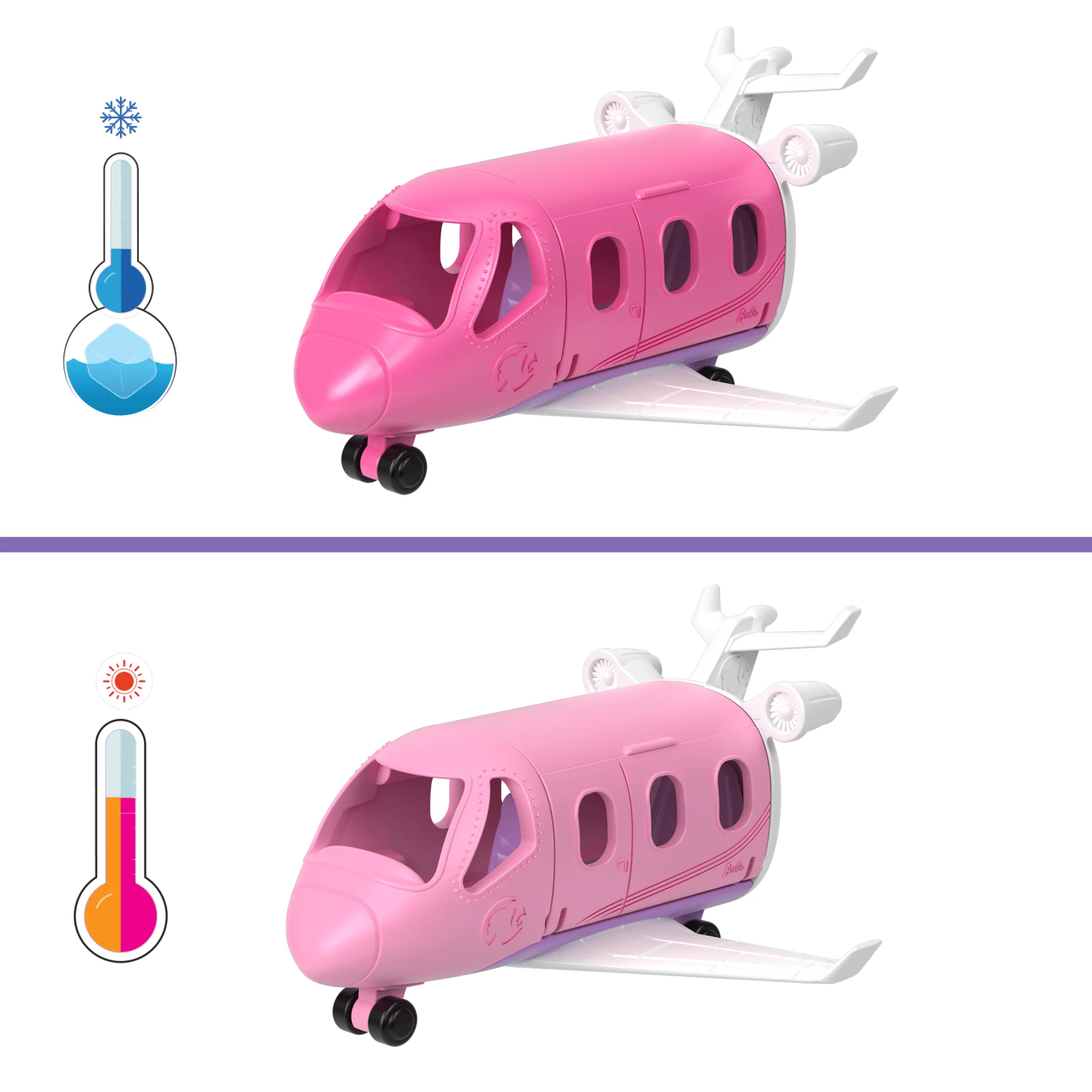 Barbie-Avion de Rêve Mini-Barbieland-Coffret Avec Avion et Poupée - Image 3