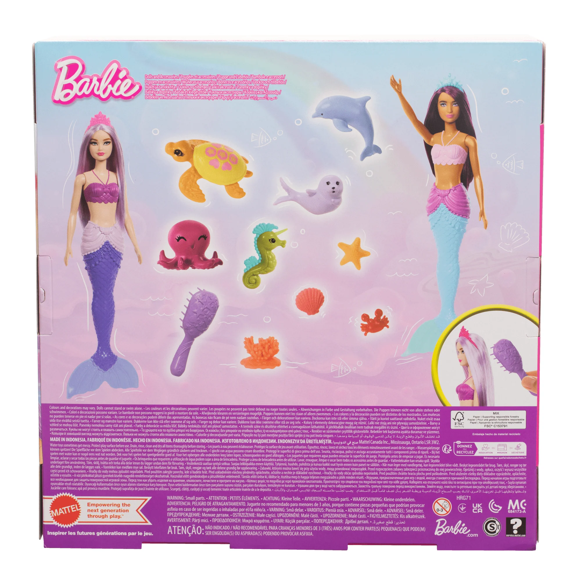 Barbie® Coffret Barbie Sirène et ses Surs - Image 6