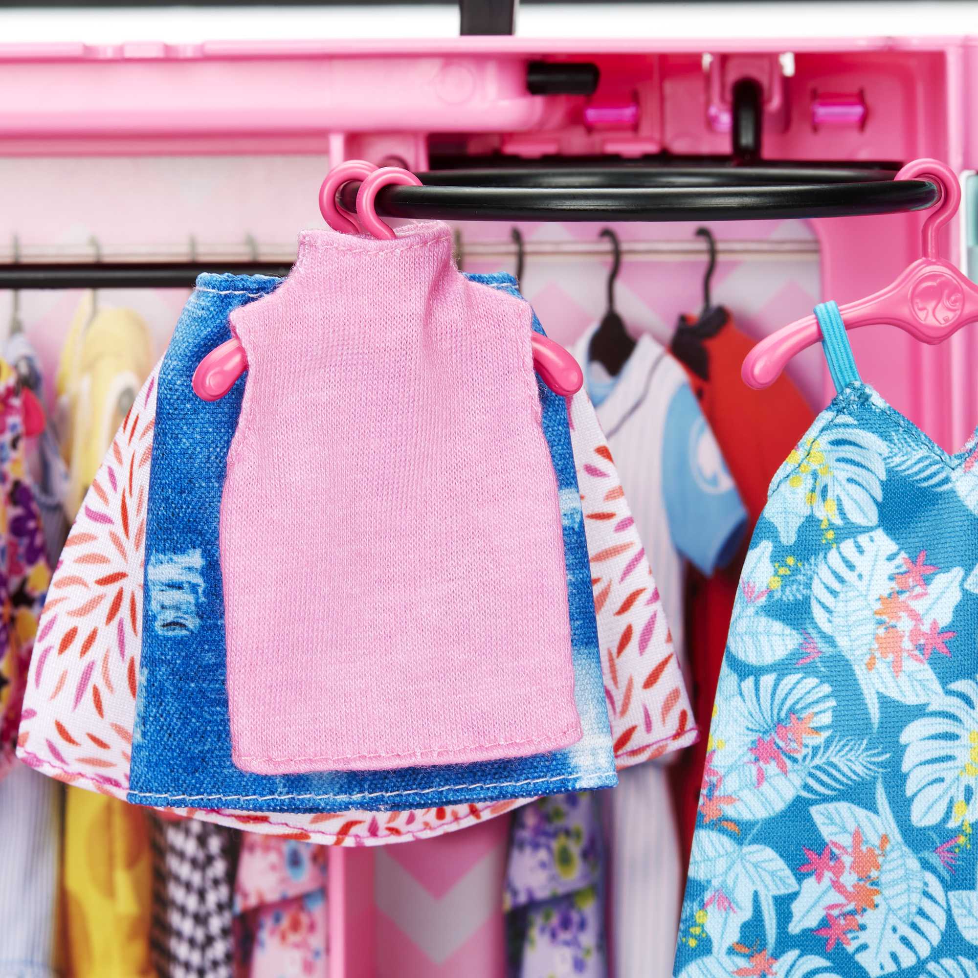 Barbie Coffret de Jeu Armoire Mode, 3 Tenues, Accessoires, 3-8 Ans - Image 3