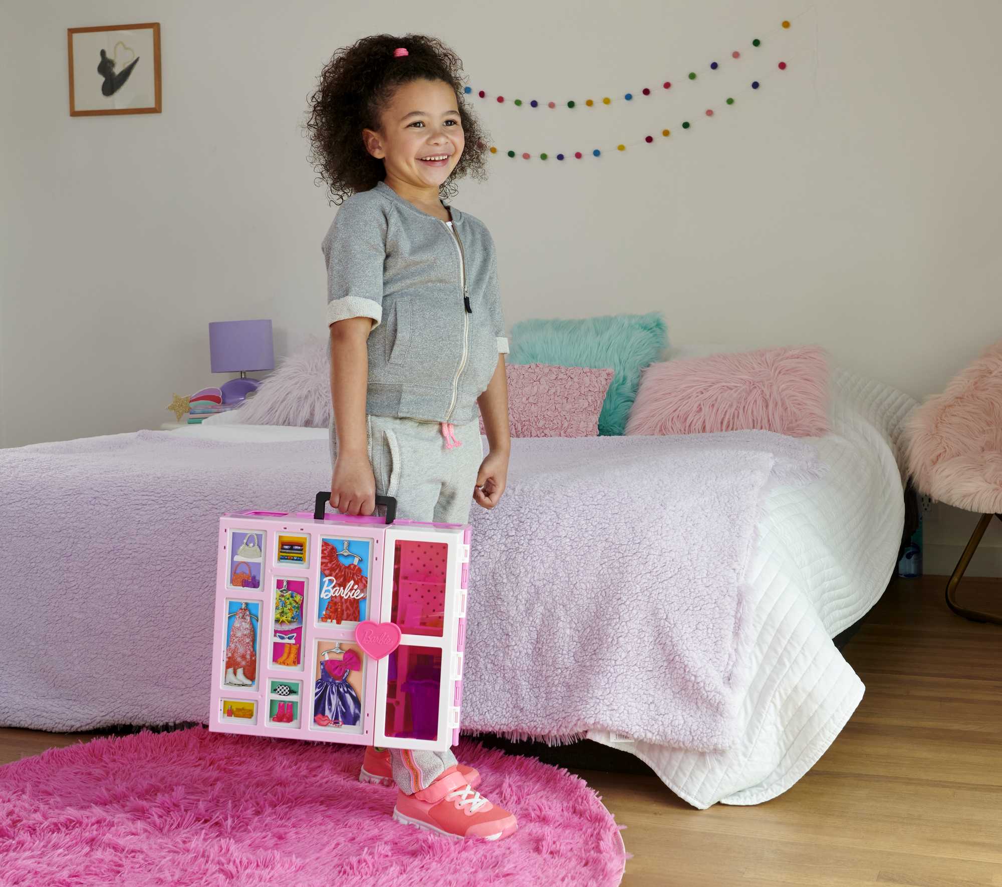 Barbie Coffret Placard de Rêve, 60+ Cm Largeur, 35+ Éléments, 3+ Ans - Image 2