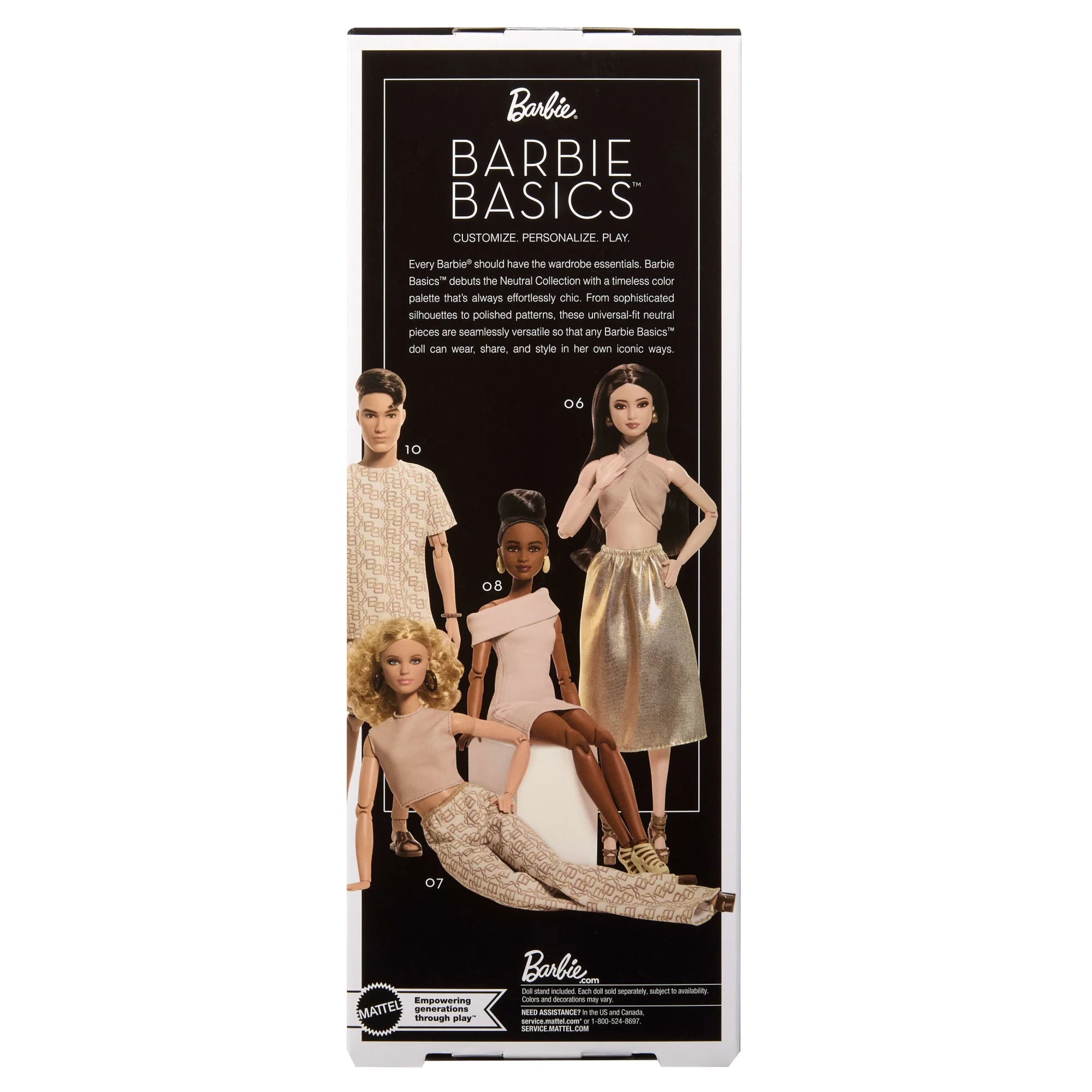 Barbie Signature Barbie Basics Falda Dorada - Image 6