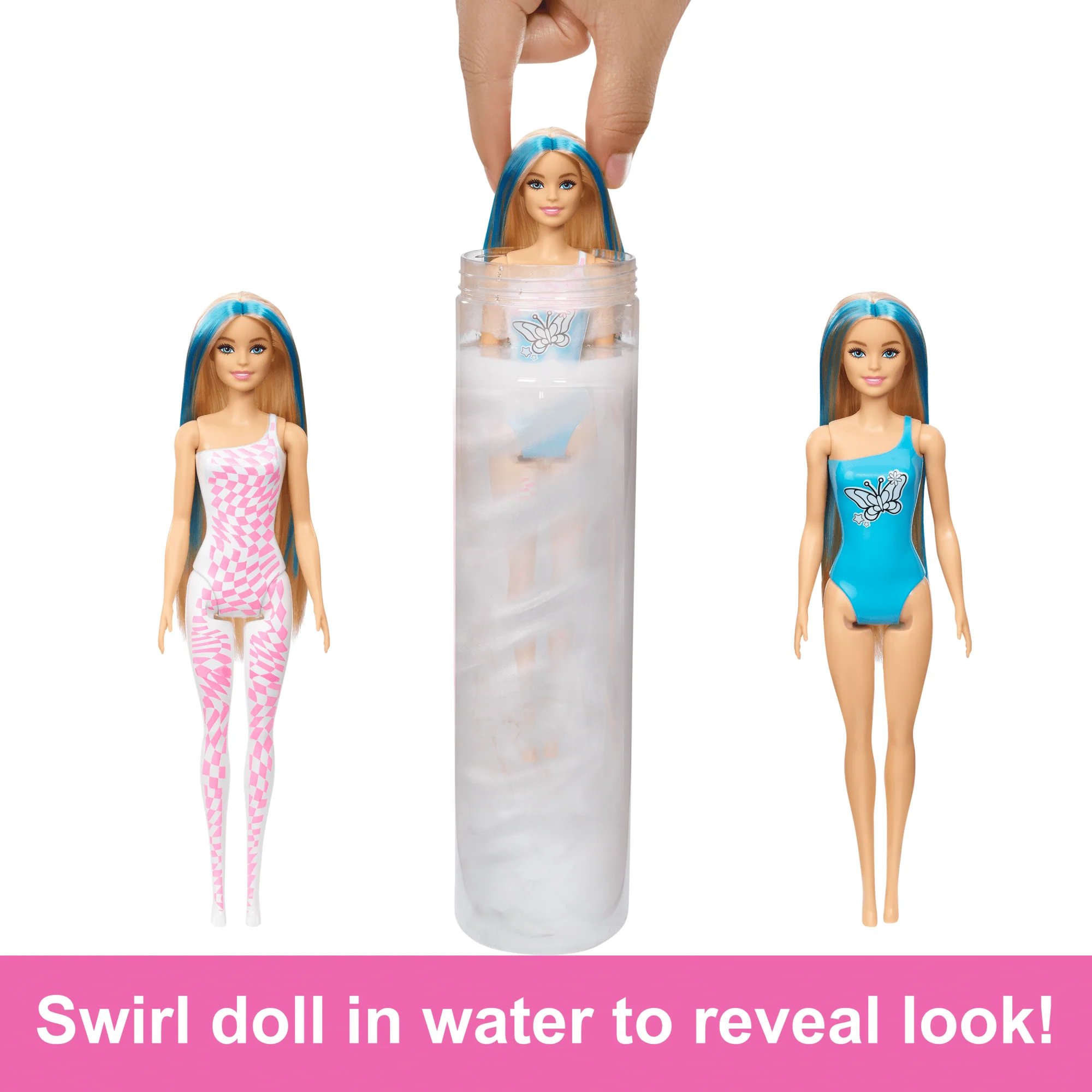 Barbie Color Reveal Groovy-Themed Series Doll & Accessories With 6 Surprises, Color-Change Bodice - Image 3