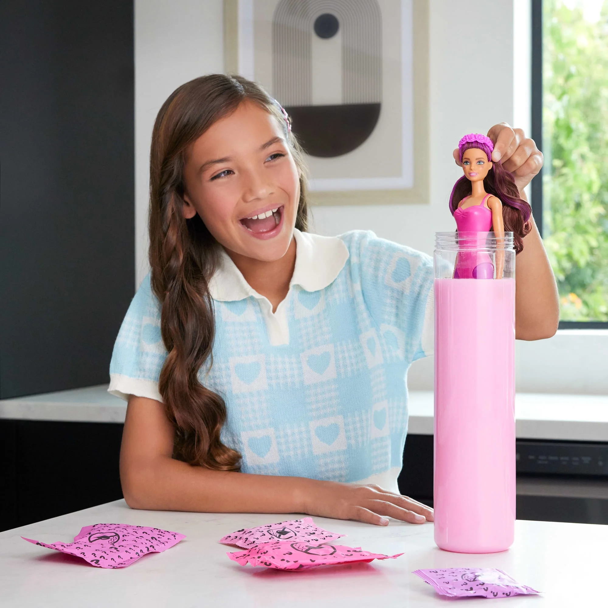 Barbie Color Reveal Ballerina Series Doll & Accessories, 6 Balletcore-inspired Surprises - Image 2