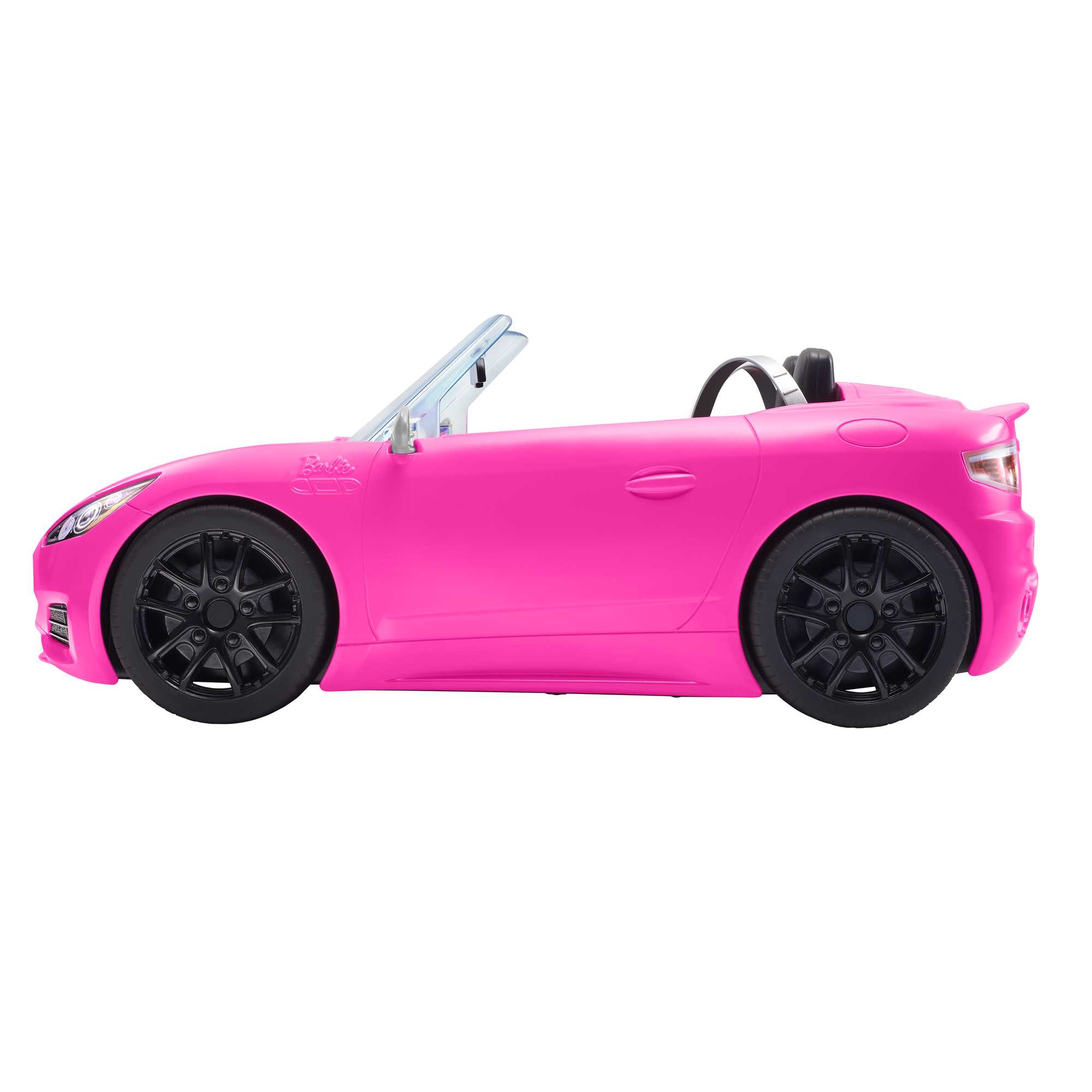 Barbie Pink Convertible 2-Seater Vehicle With Rolling Wheels, For 3 To 7 Year Olds - Image 5