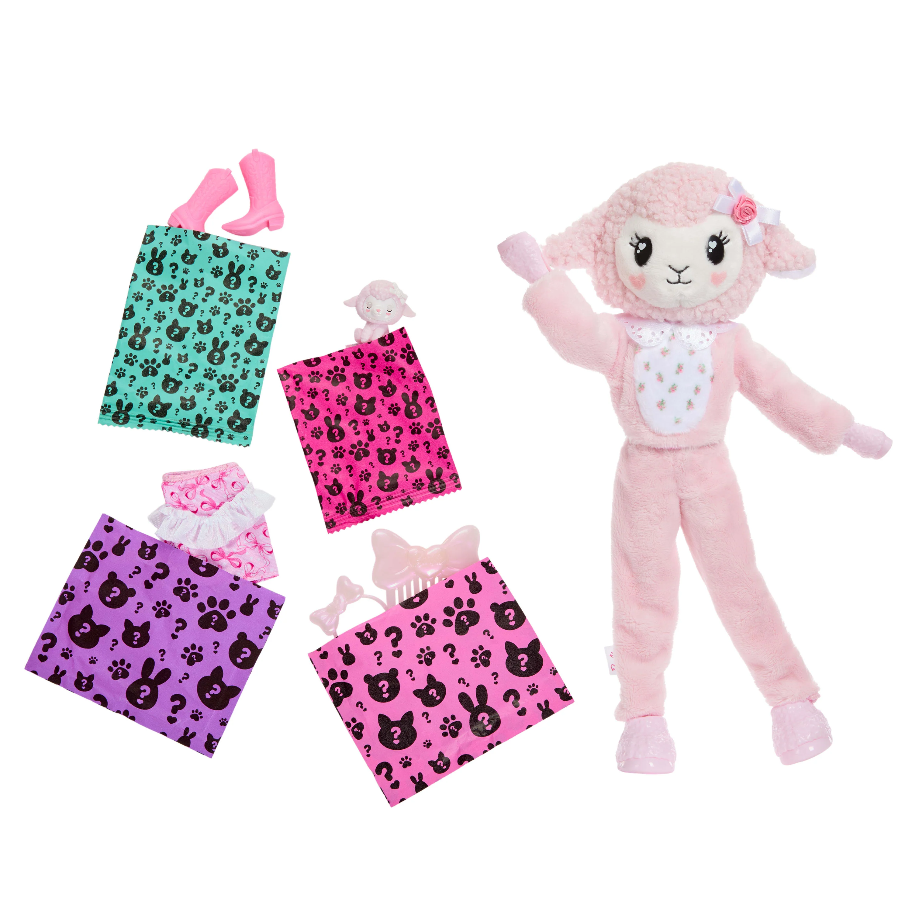Barbie Cutie Reveal Boneca Cordeiro Rosa - Image 5