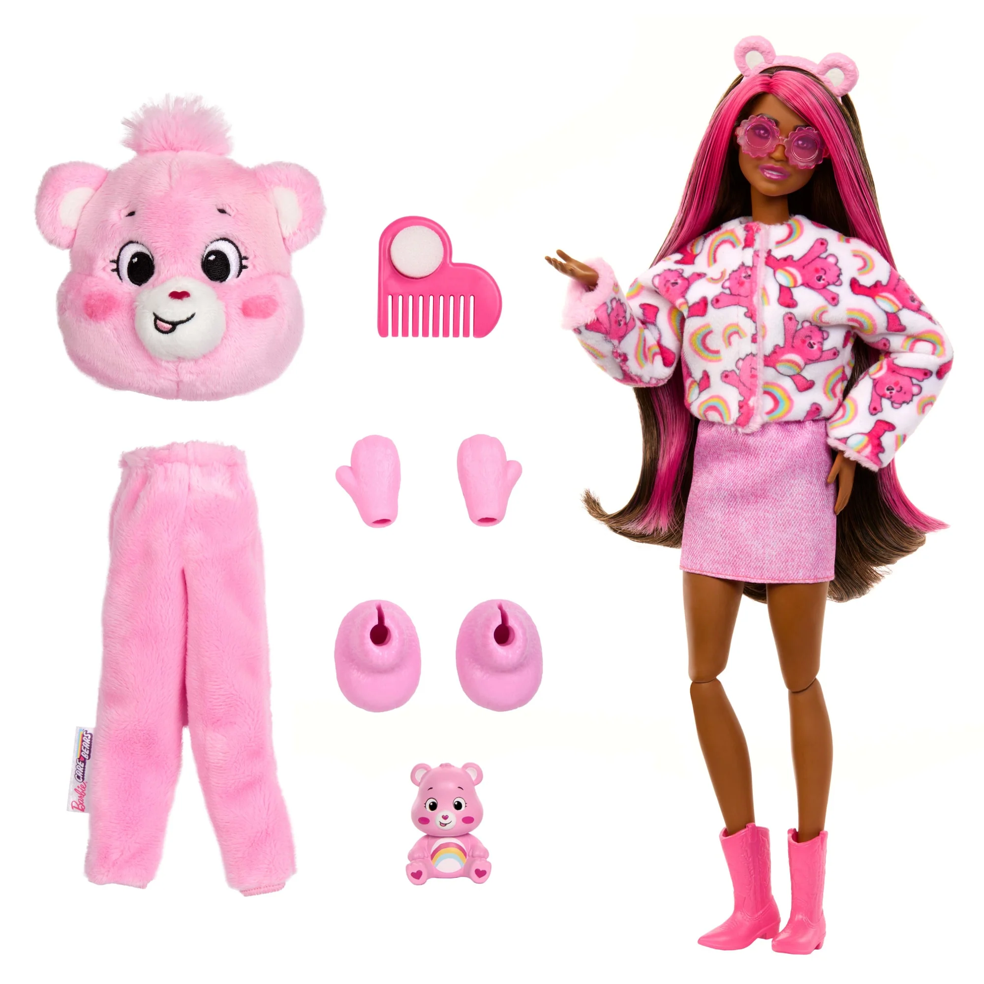 Barbie Cutie Reveal Care Bears Poupée et Acc. Costume Gailourson - Image 6