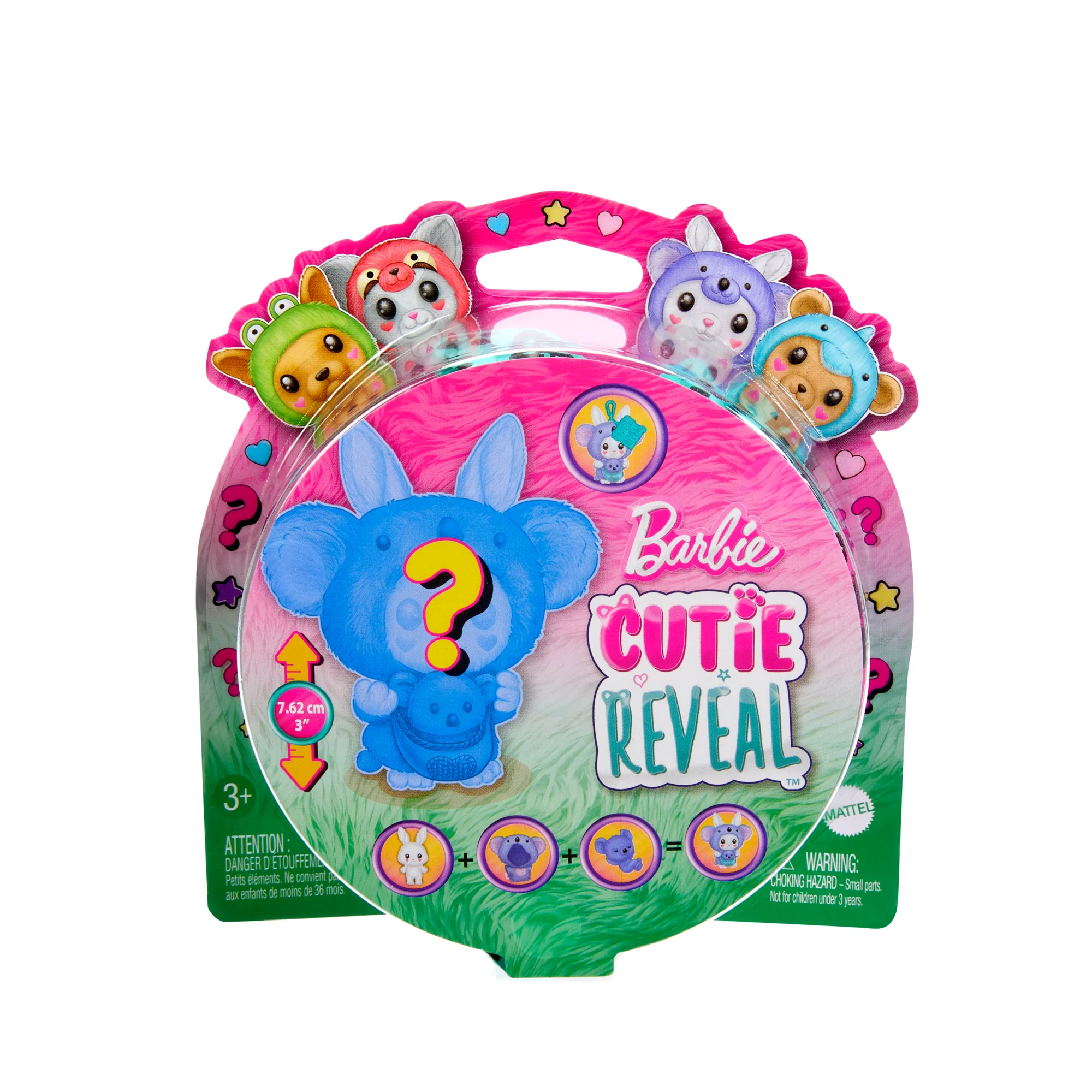 Barbie Cutie Reveal Costume-Themed Pet & Accessories With 5 Surprises including Mini Pet, Color Change & Clip - Image 6