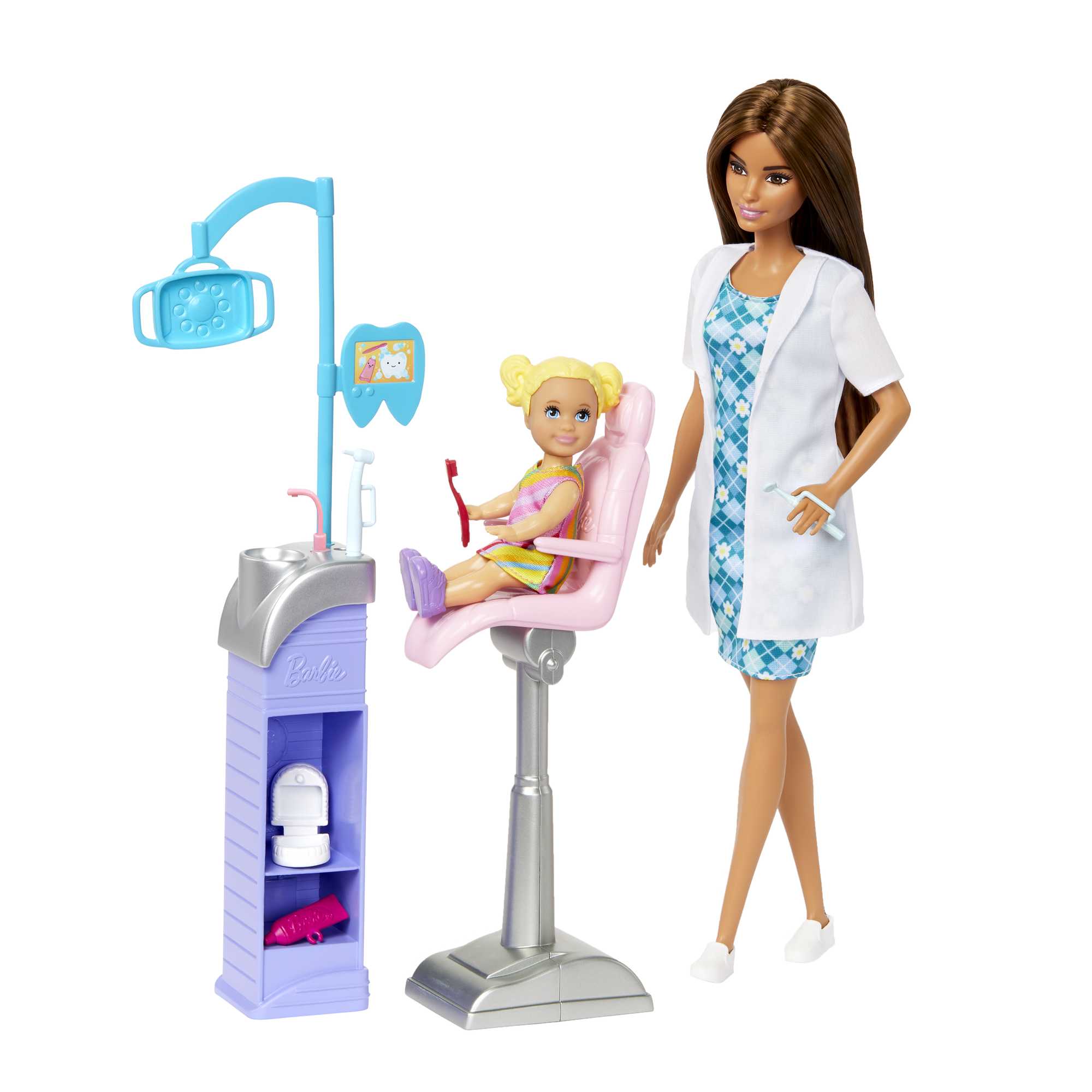 Barbie Careers Dentist Doll And Playset With Accessories, Barbie Toys - Image 3