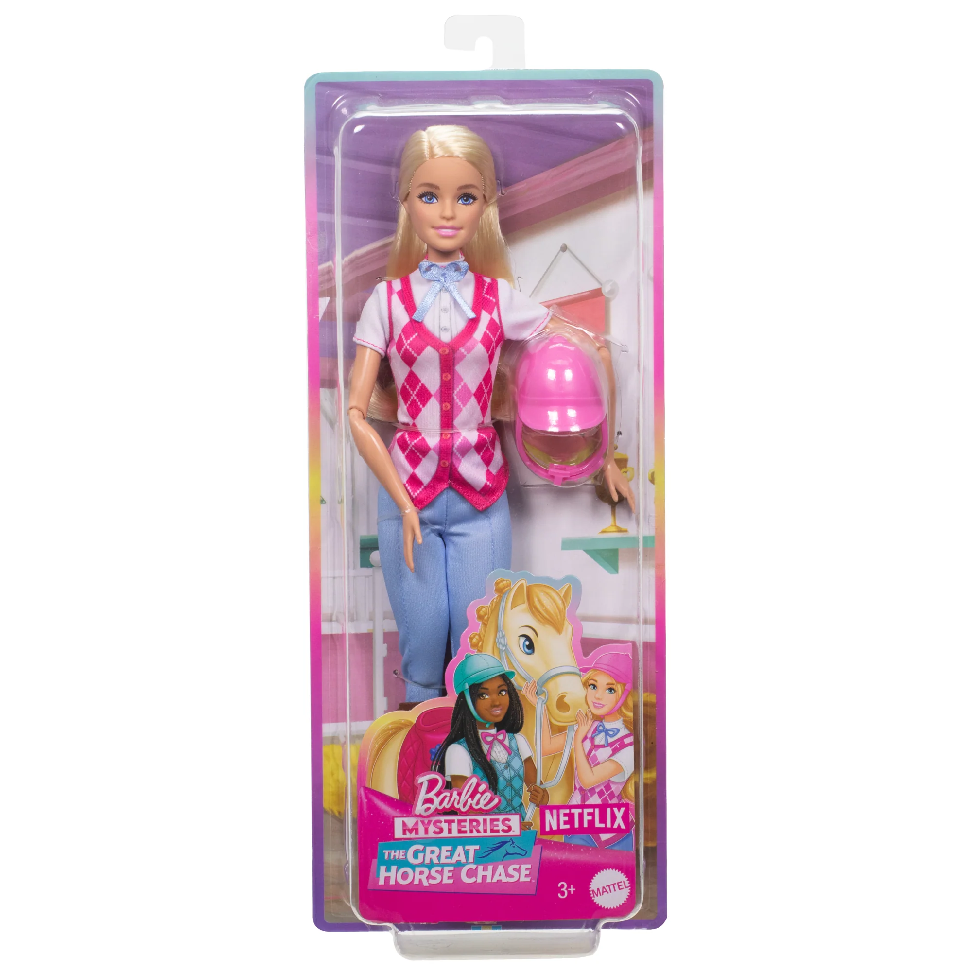 Barbie Detetive A Grande Corrida de Cavalos Boneca Malibú Equitação - Image 6