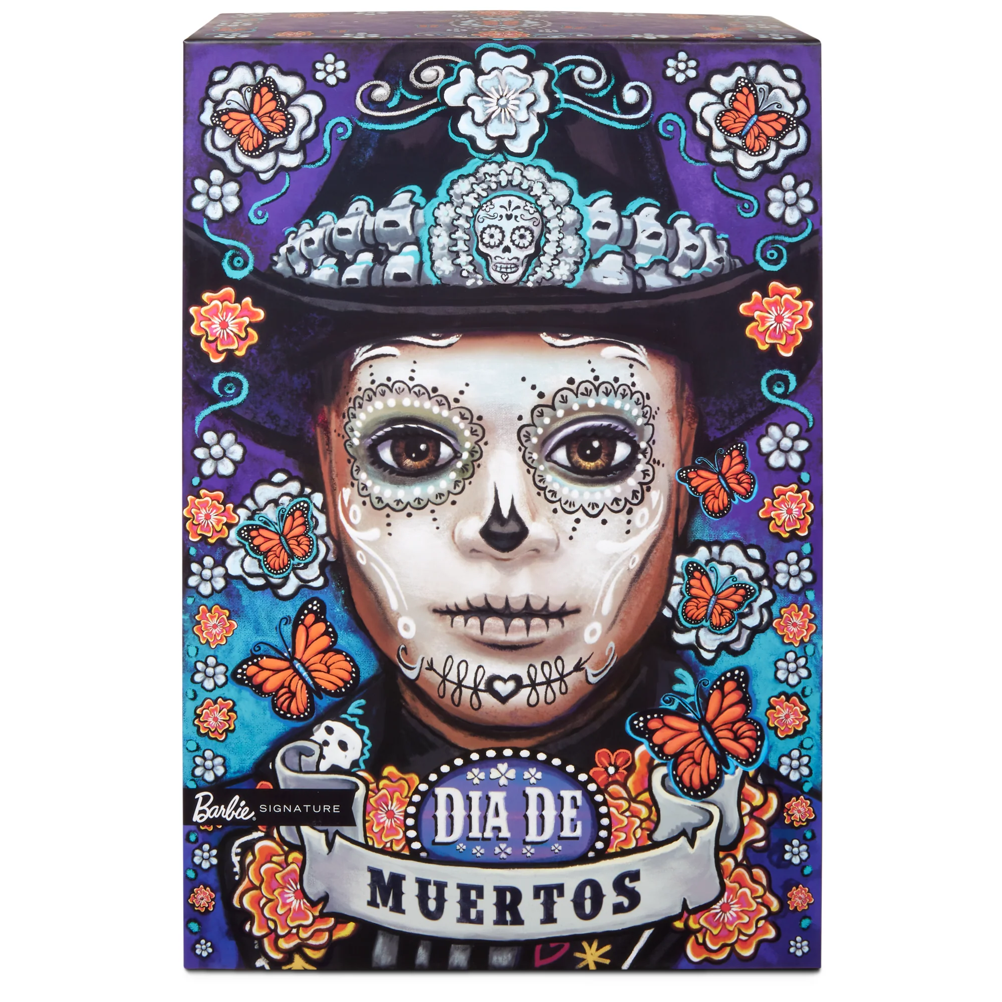 2023 Día De Muertos Ken Doll Wearing Blue Jacket And Black Hat, Barbie Signature Collectible - Image 6