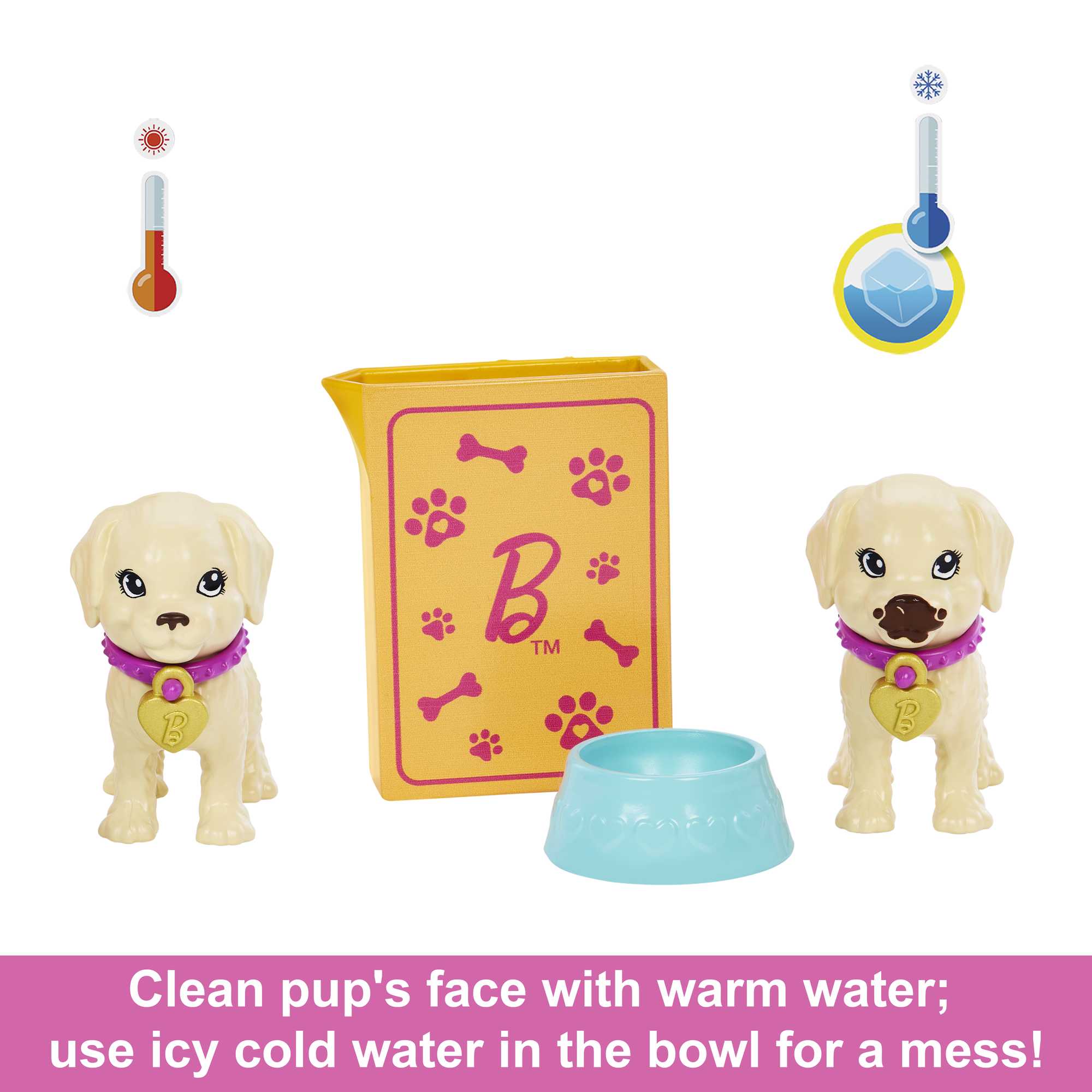 Barbie Doll And Accessories Pup Adoption Playset With Doll, 2 Puppies And Color-Change - Image 3