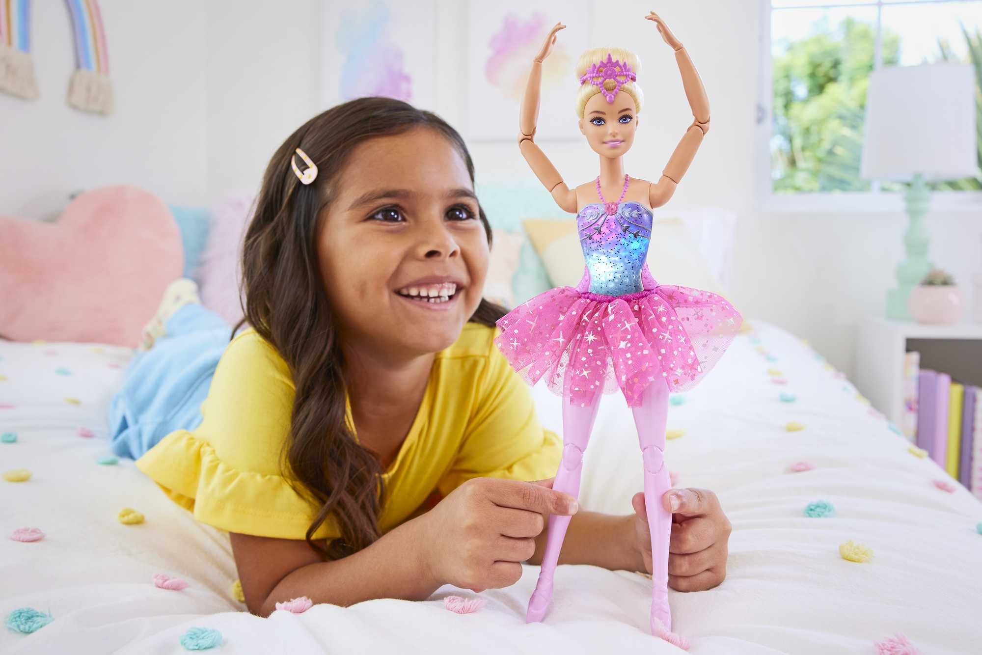 Barbie Doll | Blonde Ballerina Doll | Magical Light-Up Feature - Image 2