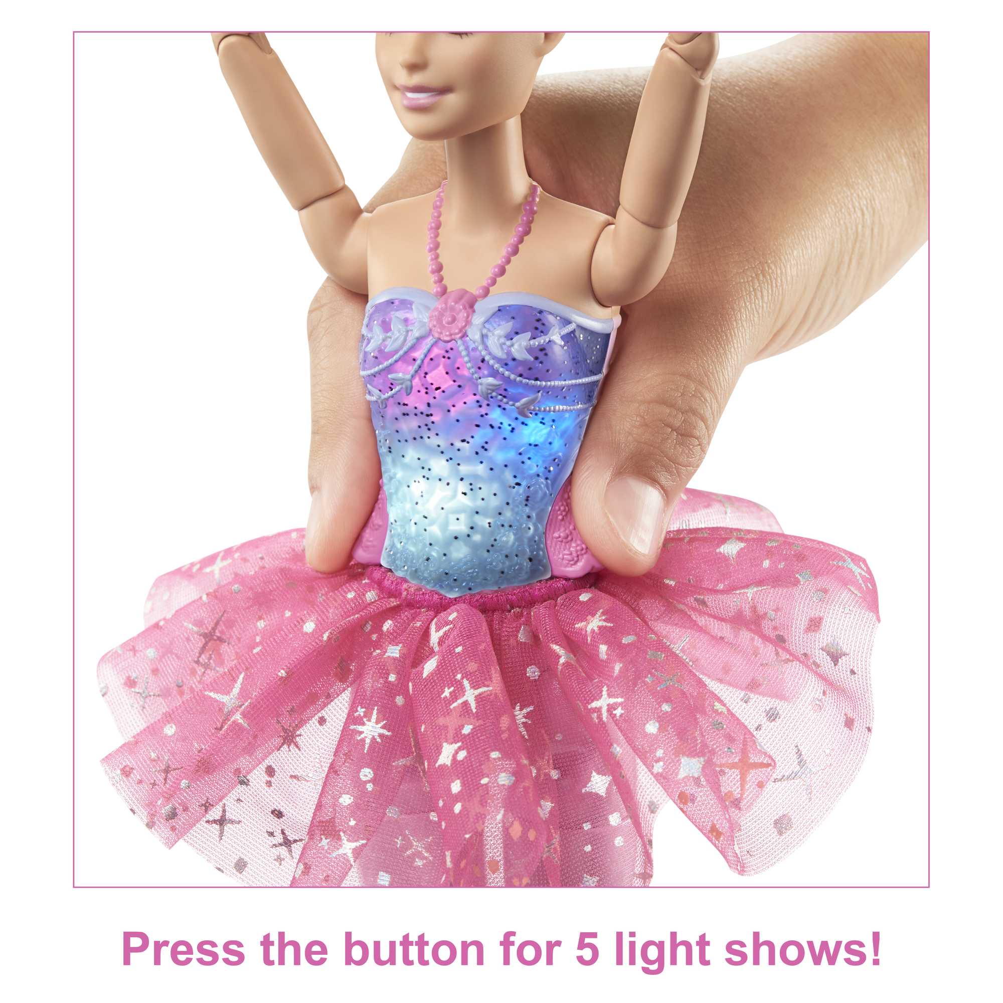 Barbie Doll | Blonde Ballerina Doll | Magical Light-Up Feature - Image 4