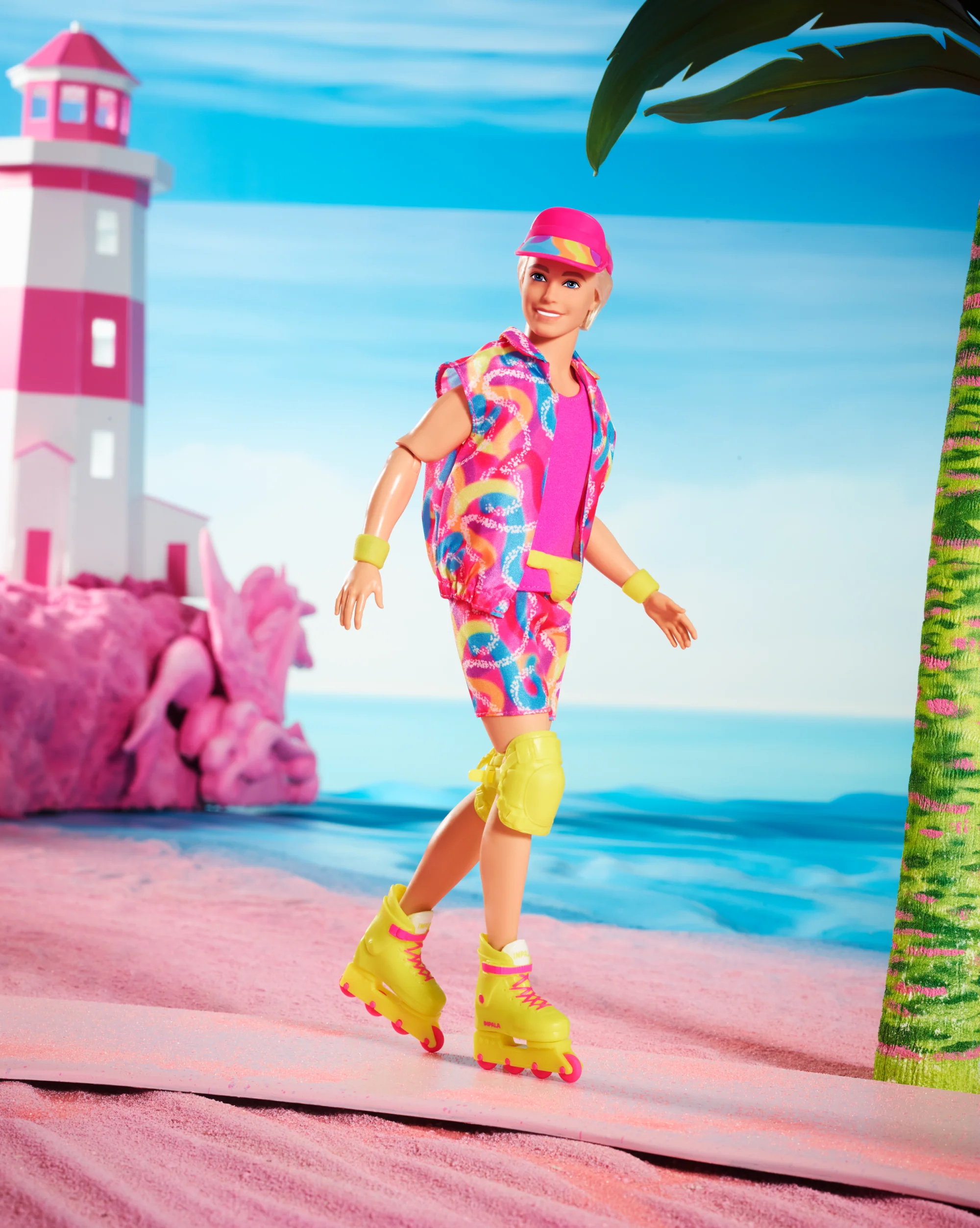 Barbie the Movie Collectible Ken Doll In Inline Skating Outfit - Image 4
