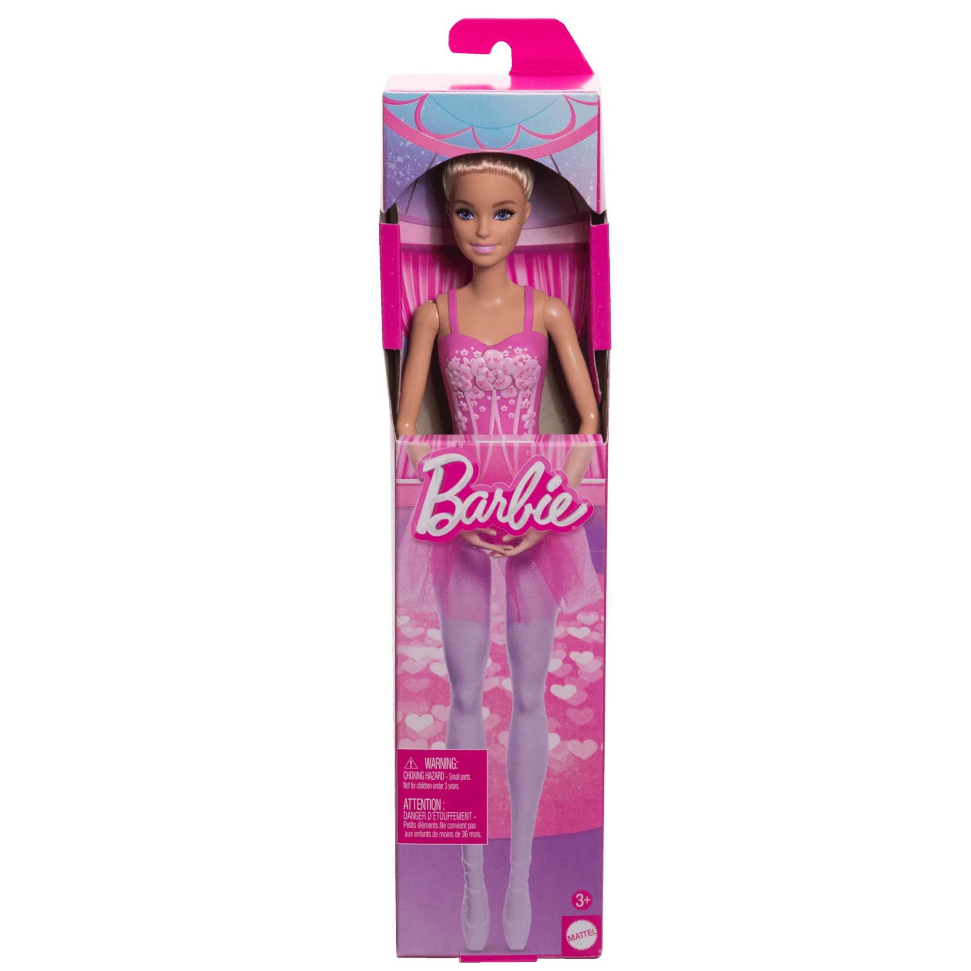 Barbie Ballerina Doll, Blonde Fashion Doll Wearing Purple Removable Tutu - Image 6