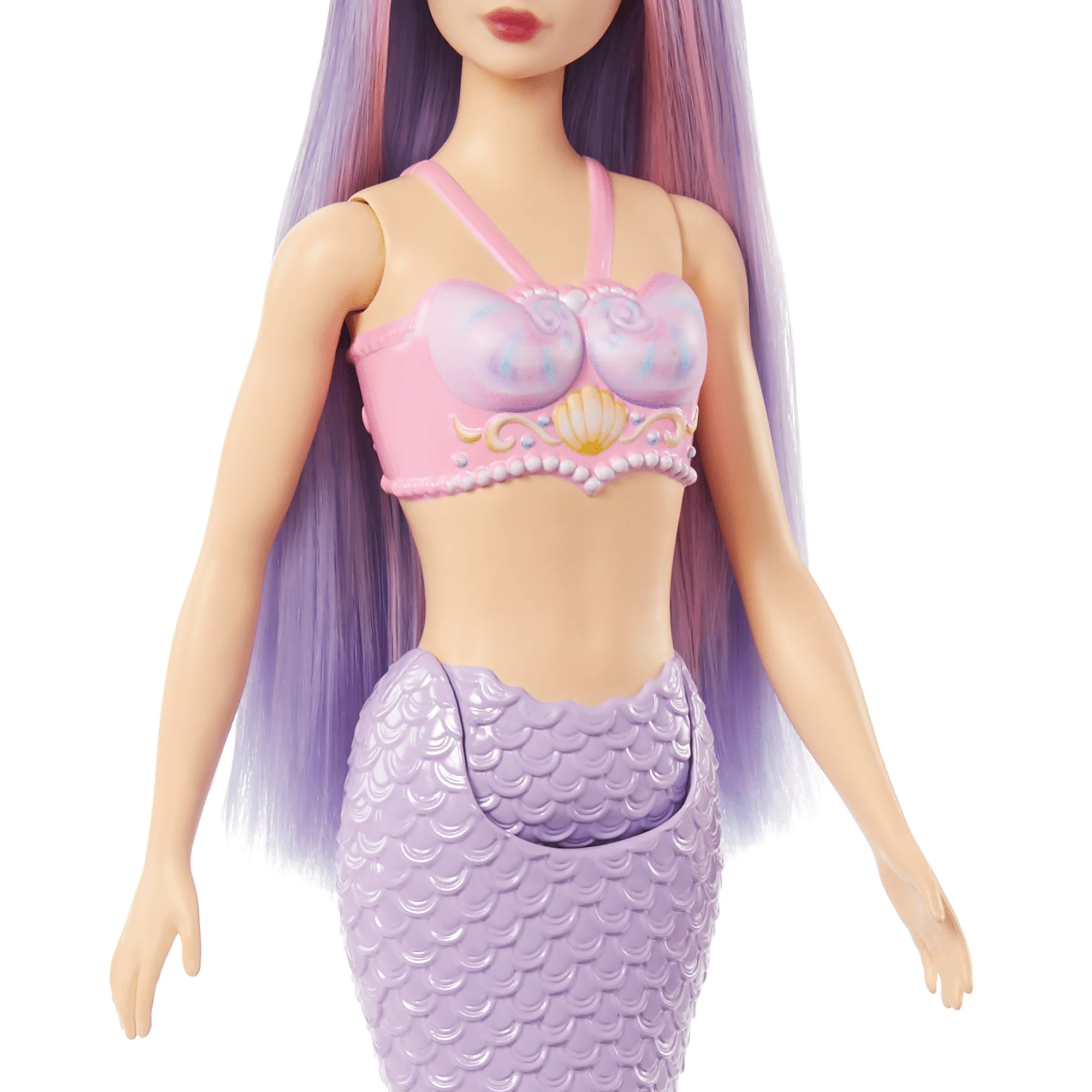 Barbie Mermaid Doll With Lilac Hair, Purple Tail And Headband Accessory - Image 3