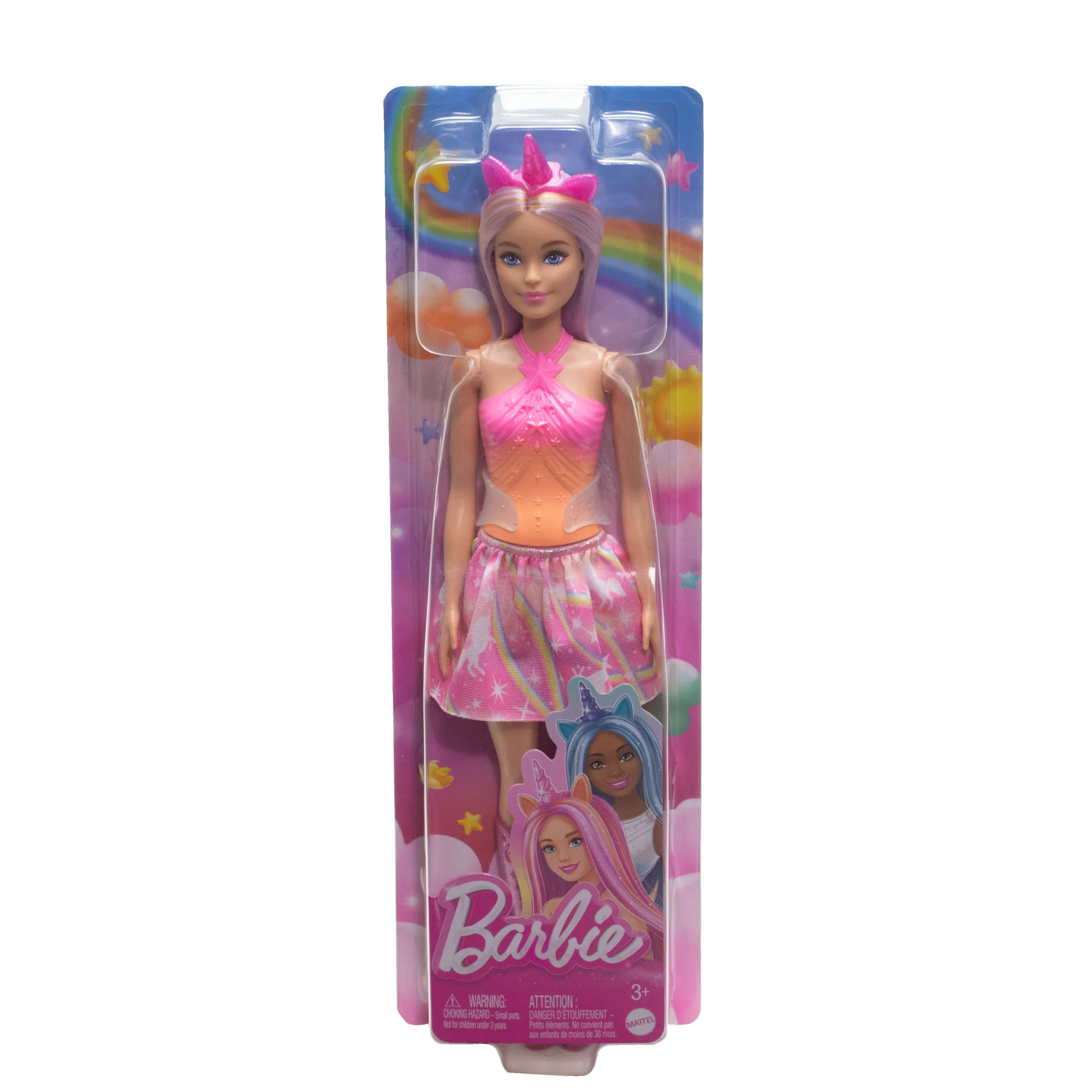 Barbie Unicorn Doll With Pink Hair, Ombre Outfit And Unicorn Accessories - Image 6