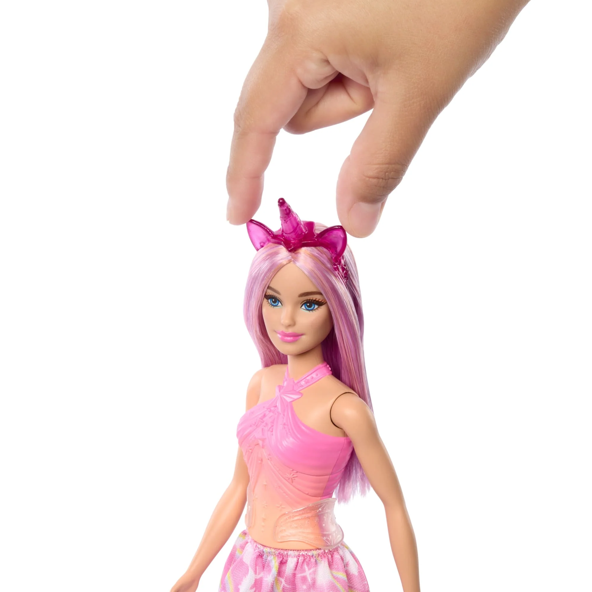 Barbie Mermaid Dolls With Colorful Hair, Tails And Headband Accessories - Image 2