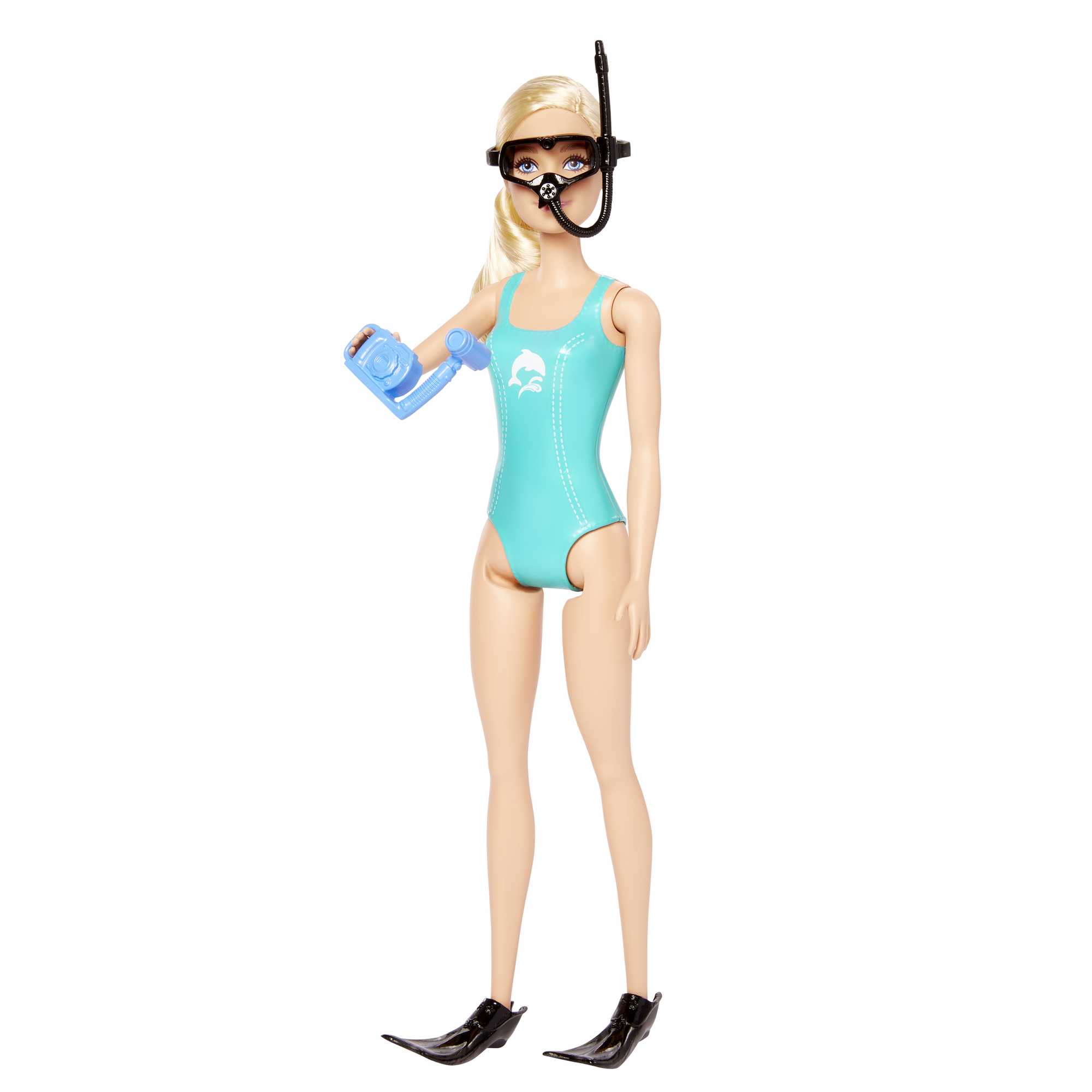Barbie Dolls & Accessories, Marine Biologist Doll (Blonde) & Mobile Lab Playset 10+ Pieces - Image 3