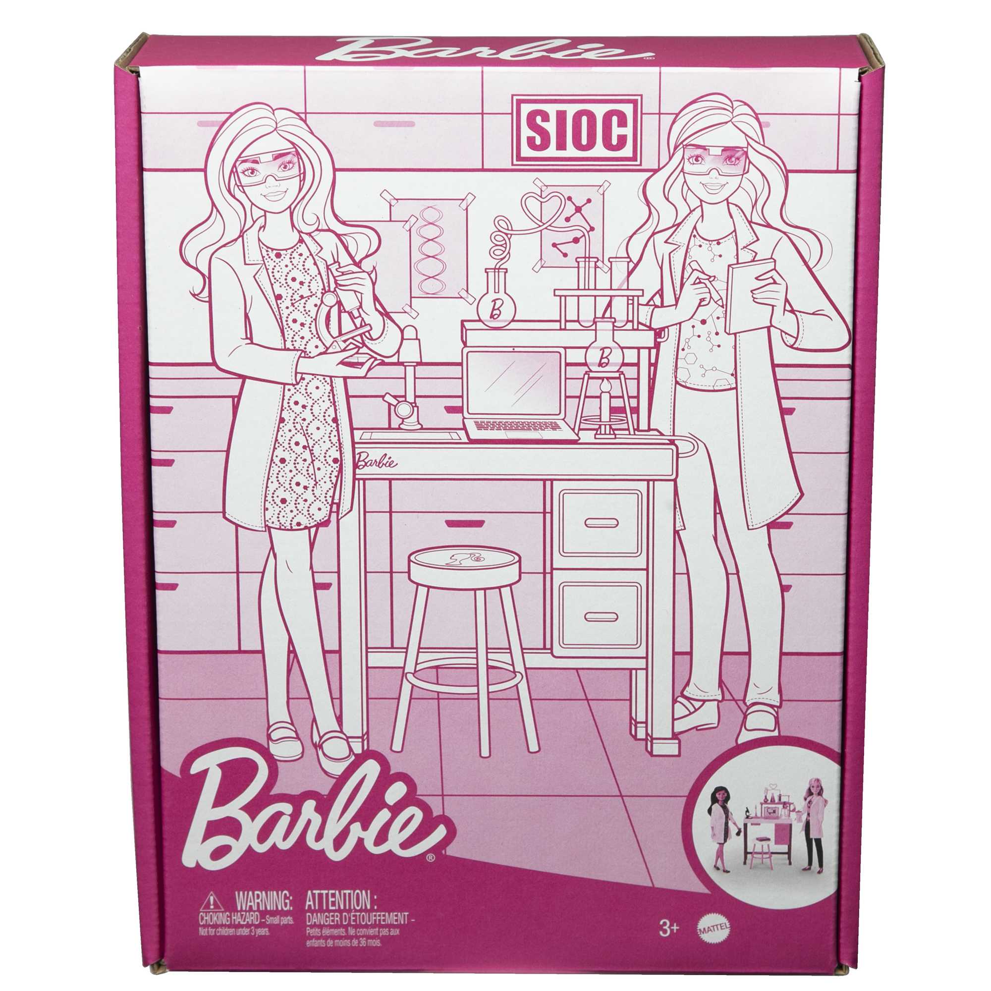 Barbie Science Lab Playset With 2 Dolls, Lab Bench And 10+ Accessories - Image 6