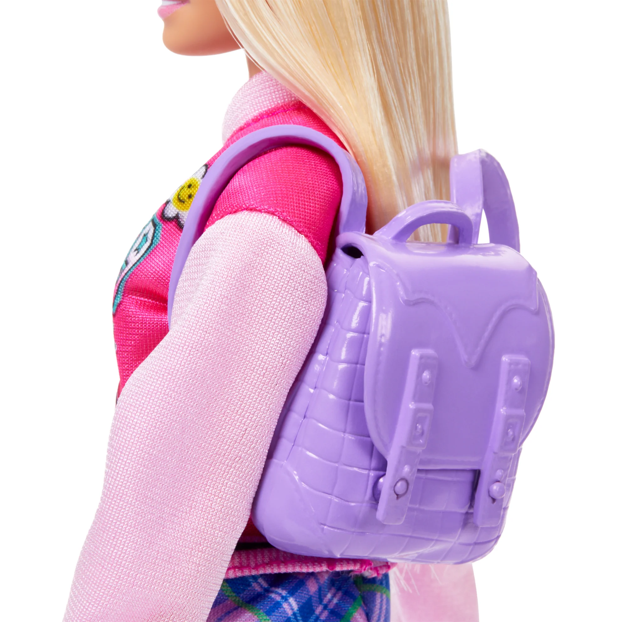 Barbie I Love School Toy Set With & 7 Accessories, Blonde Fashion Doll Wears Removable Look - Image 3