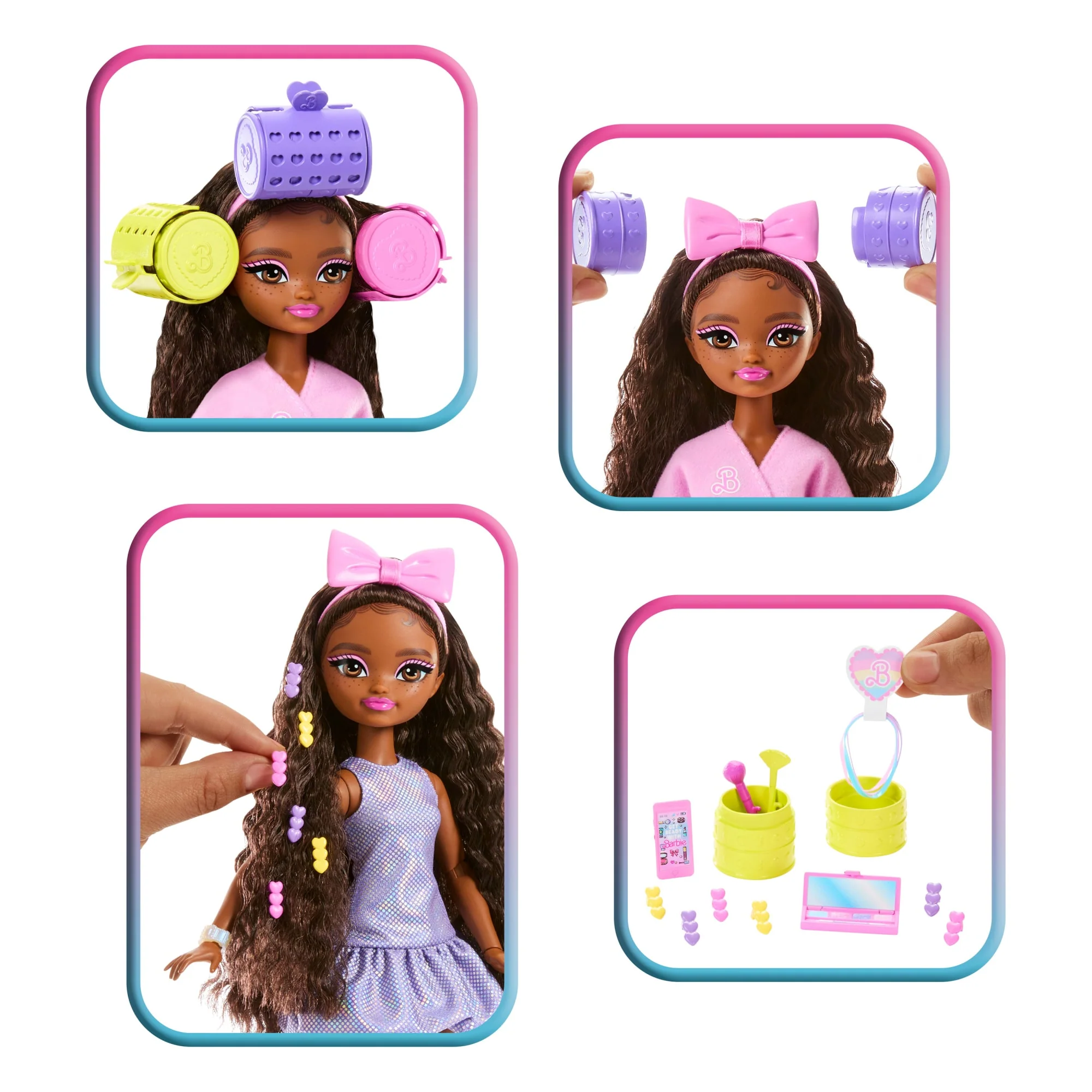 Barbie Dream Besties Boneca Brooklyn Get Ready With Me com Acessórios - Image 3