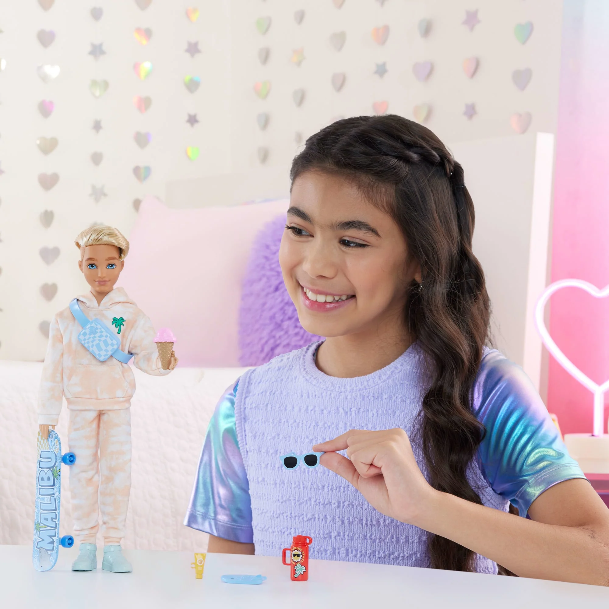 Barbie Équipe de Rêve Poupée Ken, 9 Accessoires - Image 2