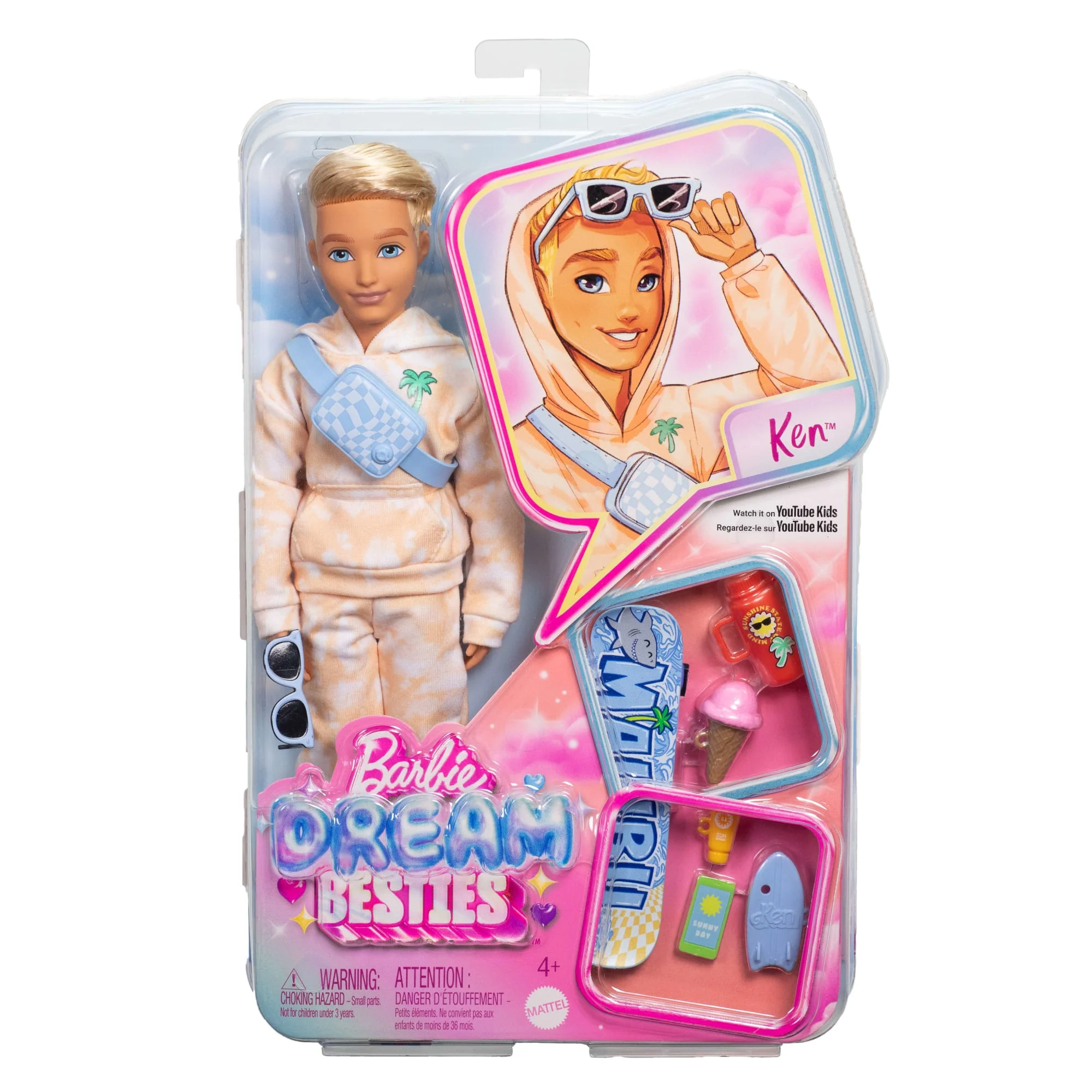 Barbie Équipe de Rêve Poupée Ken, 9 Accessoires - Image 6
