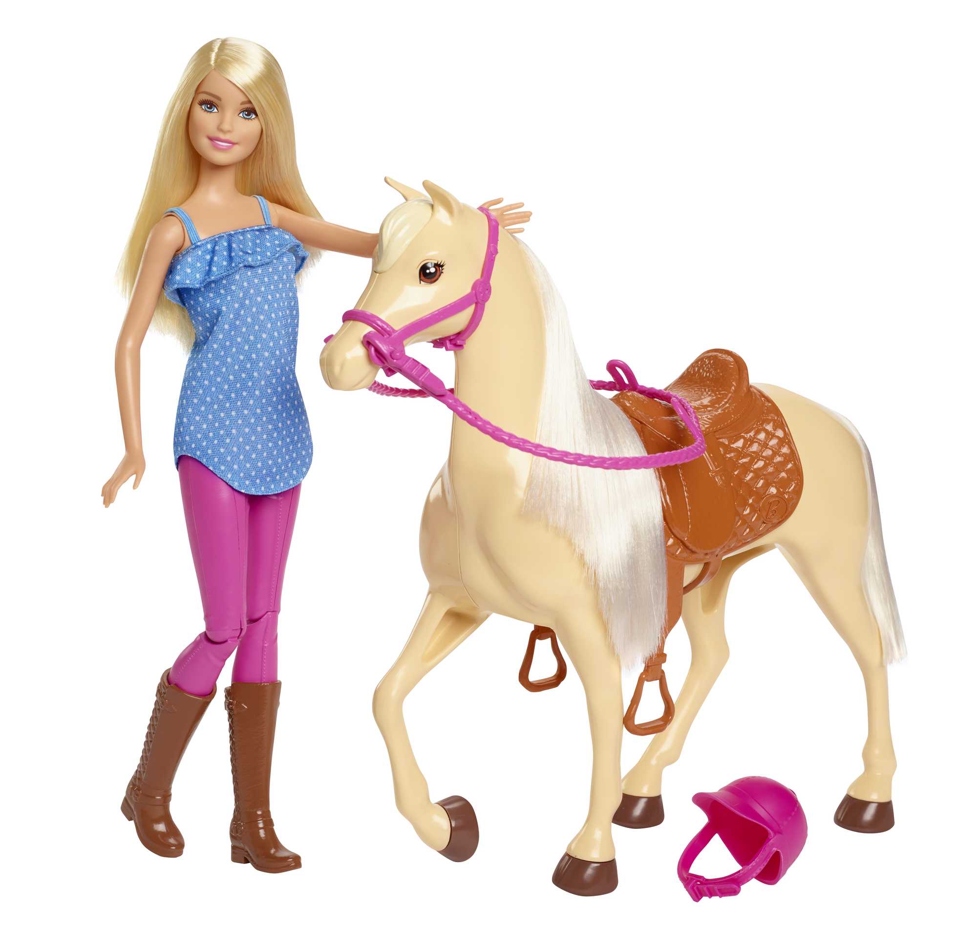 Barbie et Son Cheval, Poupée Blonde