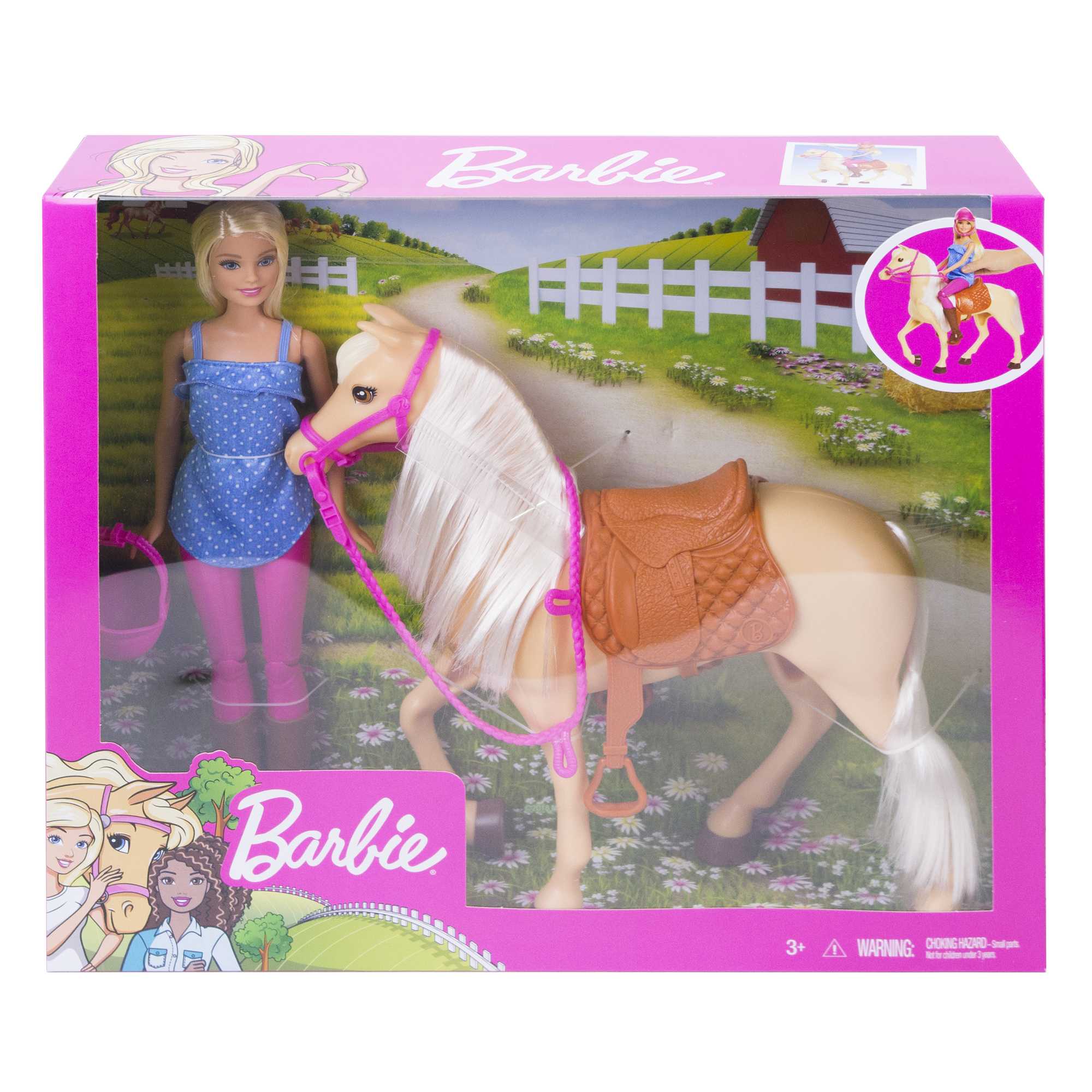 Barbie et Son Cheval, Poupée Blonde - Image 6