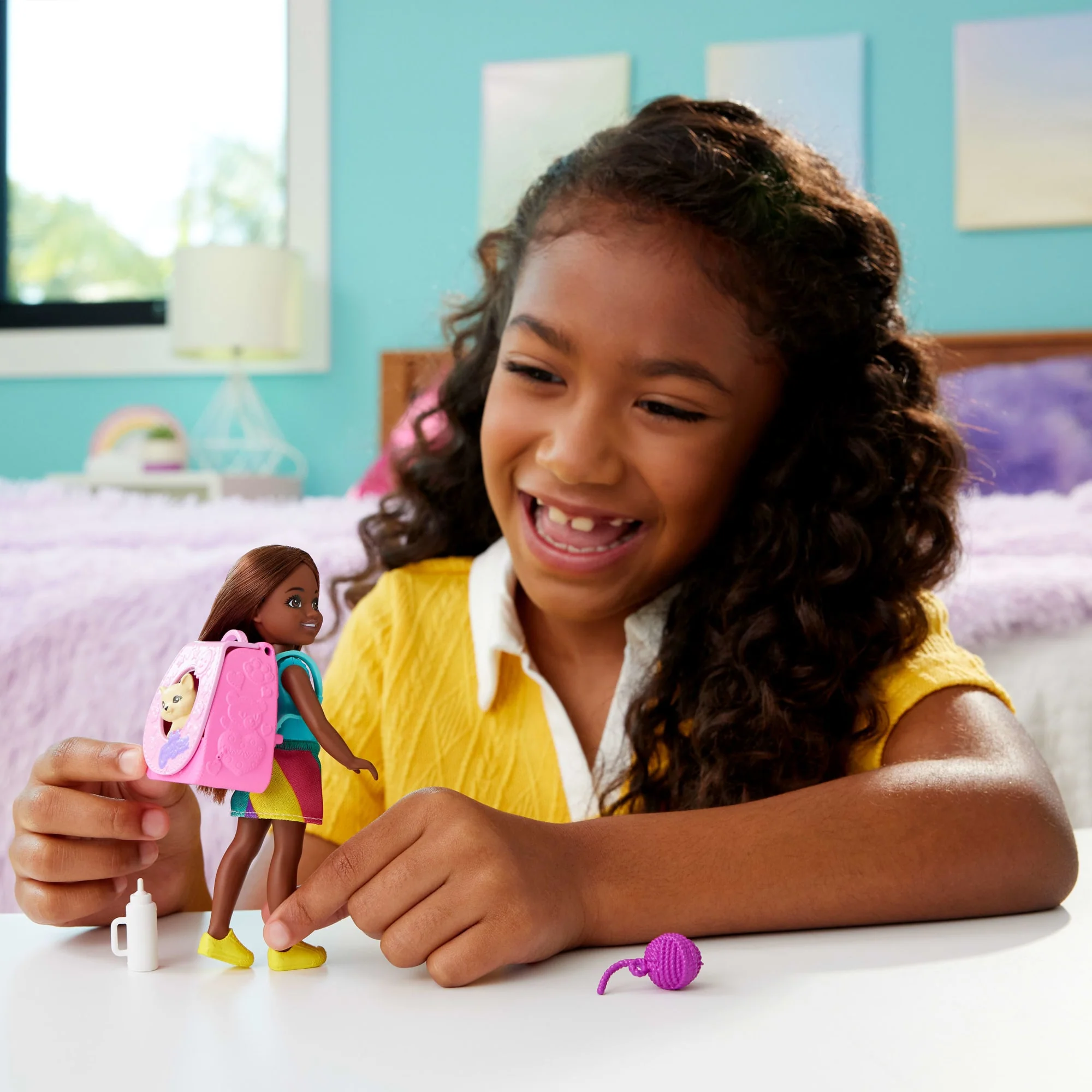 Barbie Family & Friends Chelsea Playtime Kitty Backpack Doll And Accessories, Backpack With Kitten Play Piece - Image 2